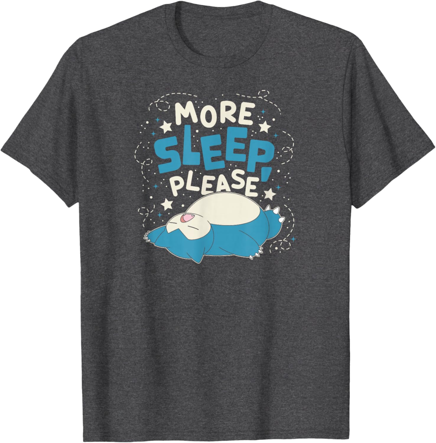 Snorlax More Sleep Please T-Shirt for Pokémon Fans - Comfy and Cute - 8