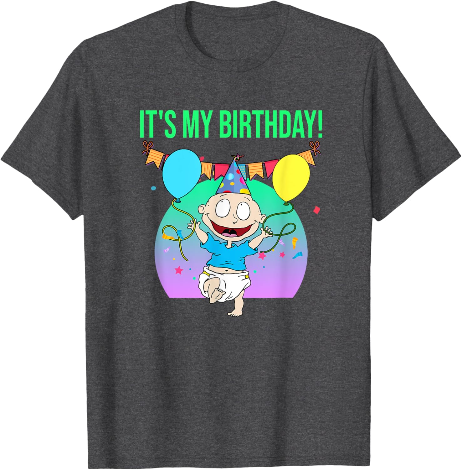 Mademark Rugrats Tommy Pickles Birthday T-Shirt for Kids and Adults - 2