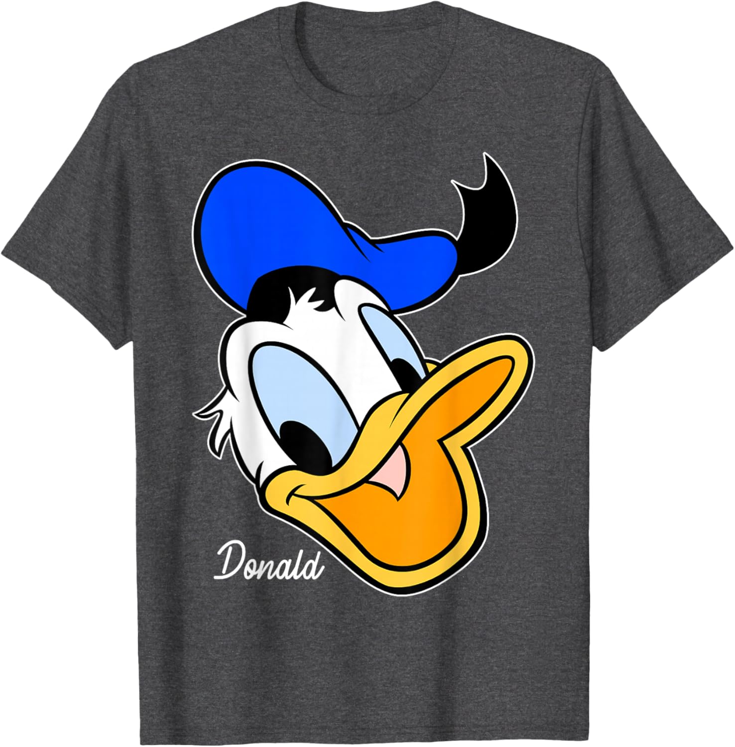 Disney Mickey And Friends Donald Duck Big Face T-Shirt for Kids and Adults - 1