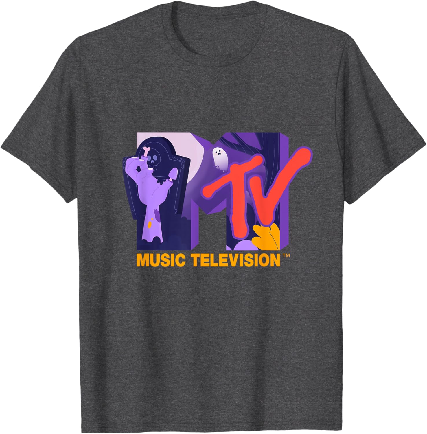 Mademark x MTV Official Logo Horror Party T-Shirt for Fun Occasions - 4