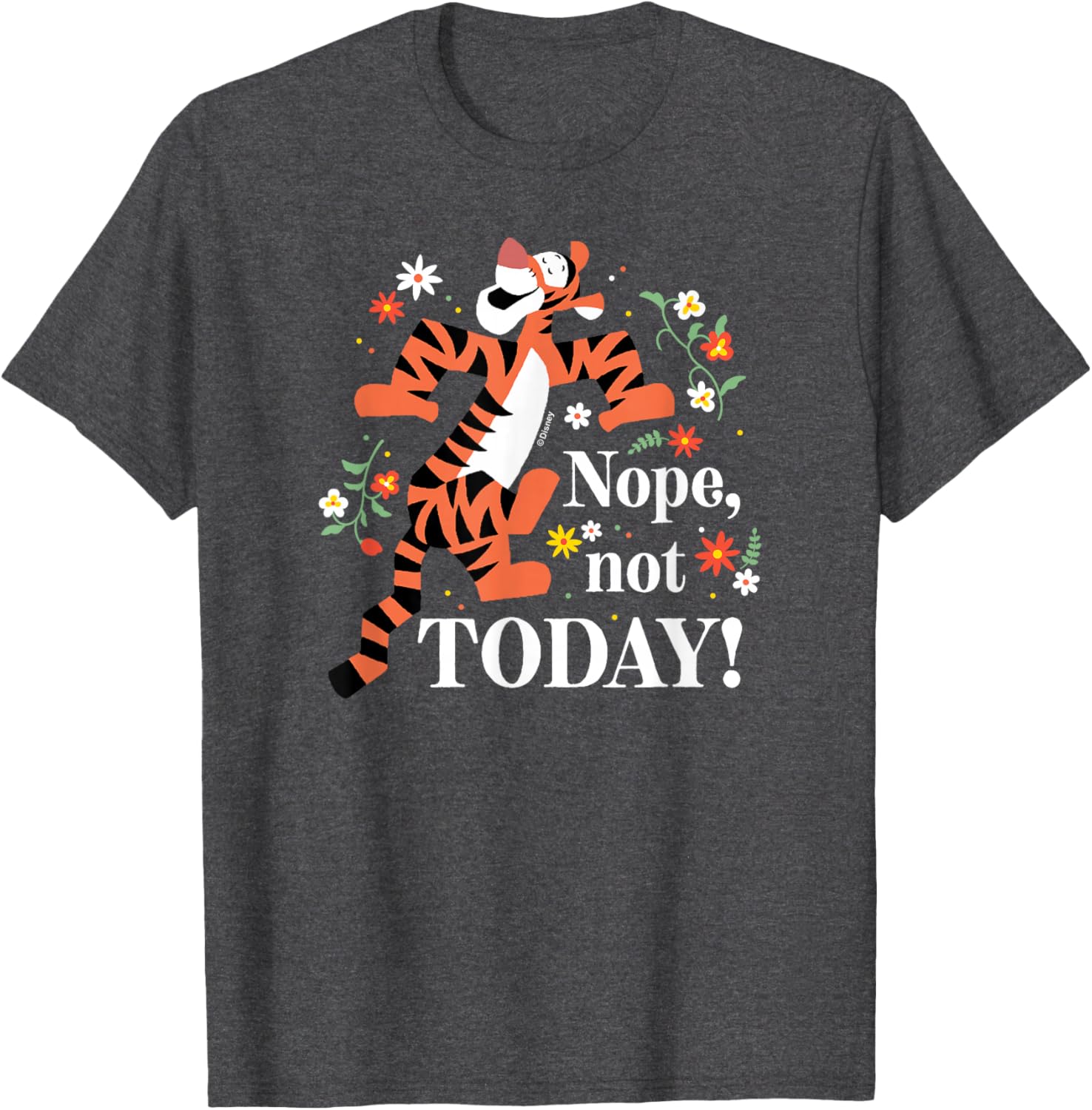 Winnie The Pooh Tigger Nope Not Today T-Shirt Fun Cozy Apparel - 9