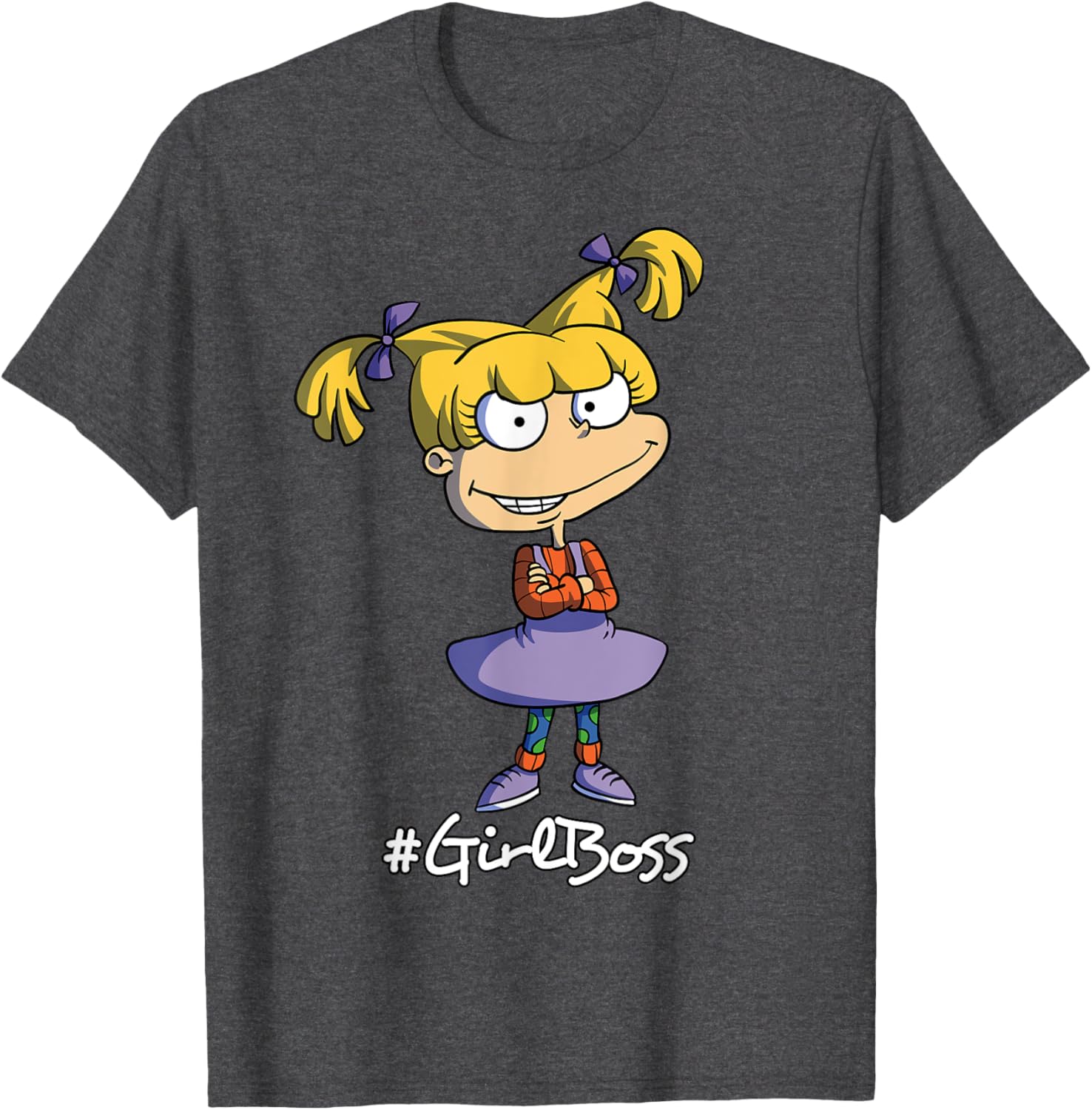 Mademark x Rugrats Angelica Pickles Girl Boss T-Shirt for Kids - 13