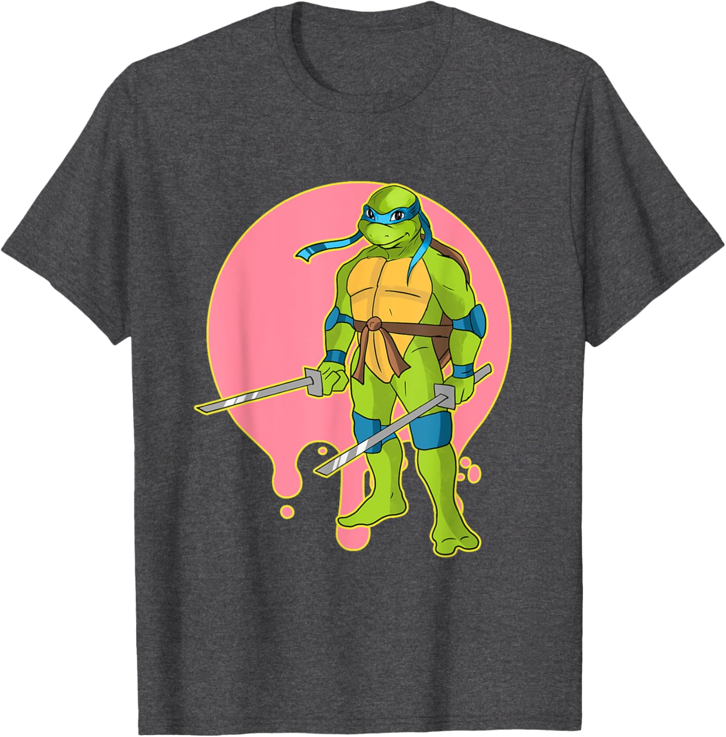 Mademark Teenage Mutant Ninja Turtles Leonardo Paint T-Shirt for Fans - 4