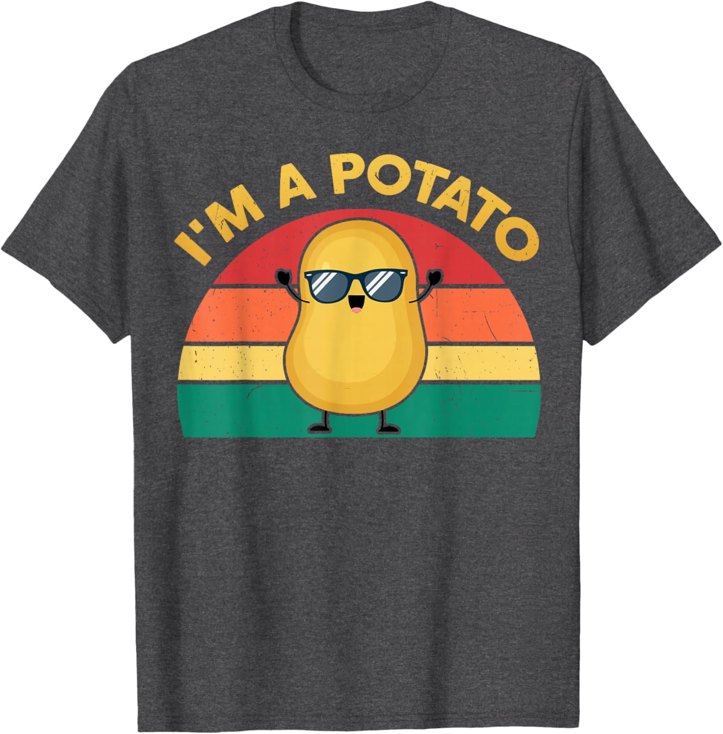 Funny I'm A Potato T-Shirt for Kids - Cute Graphic Tee for Boys and Girls - 21