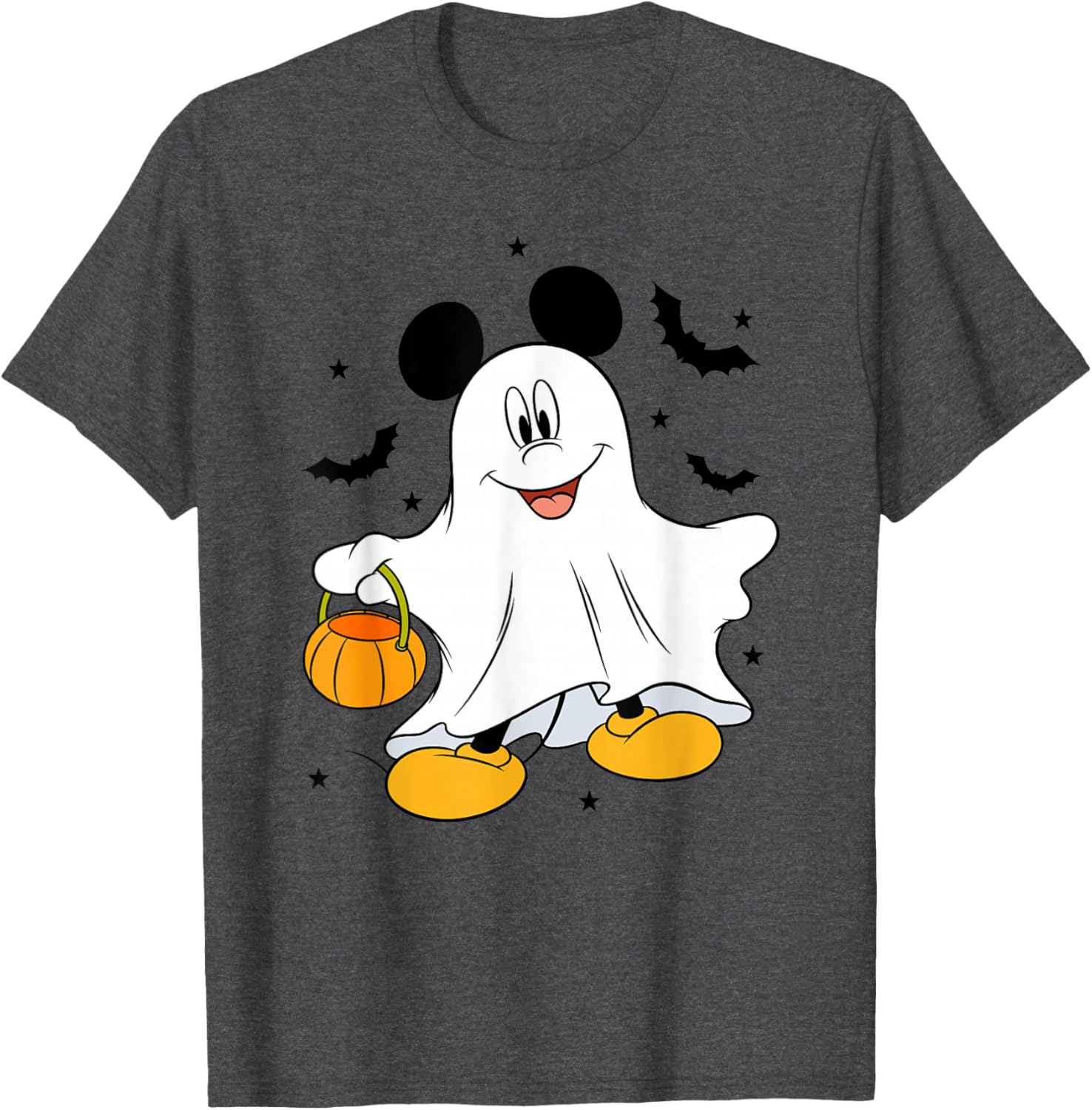 Disney Mickey Mouse Halloween Ghost T-Shirt for Fun Fall Style - 7
