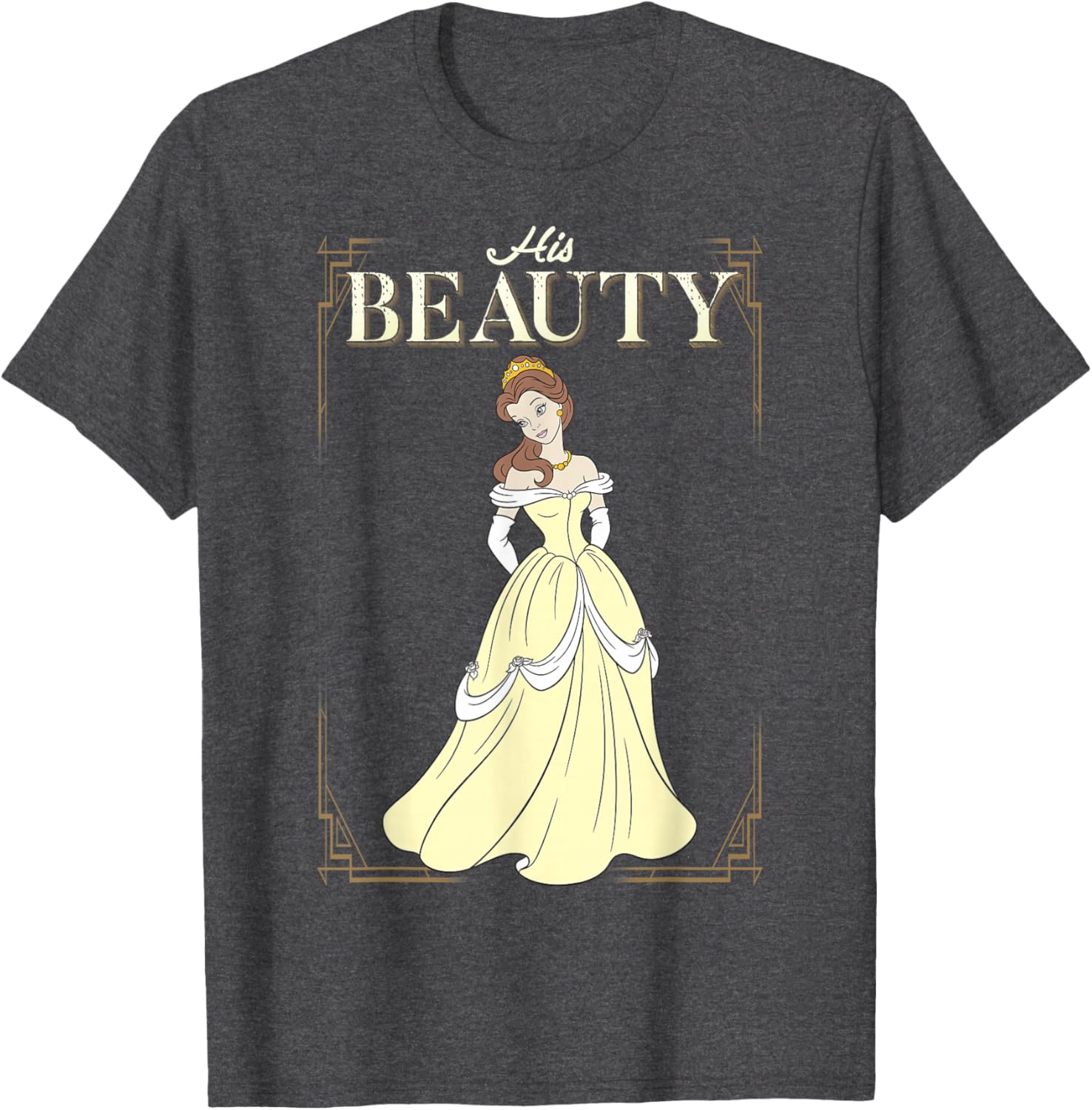 Disney Beauty and the Beast Belle Vintage Frame T-Shirt for Fans - 6