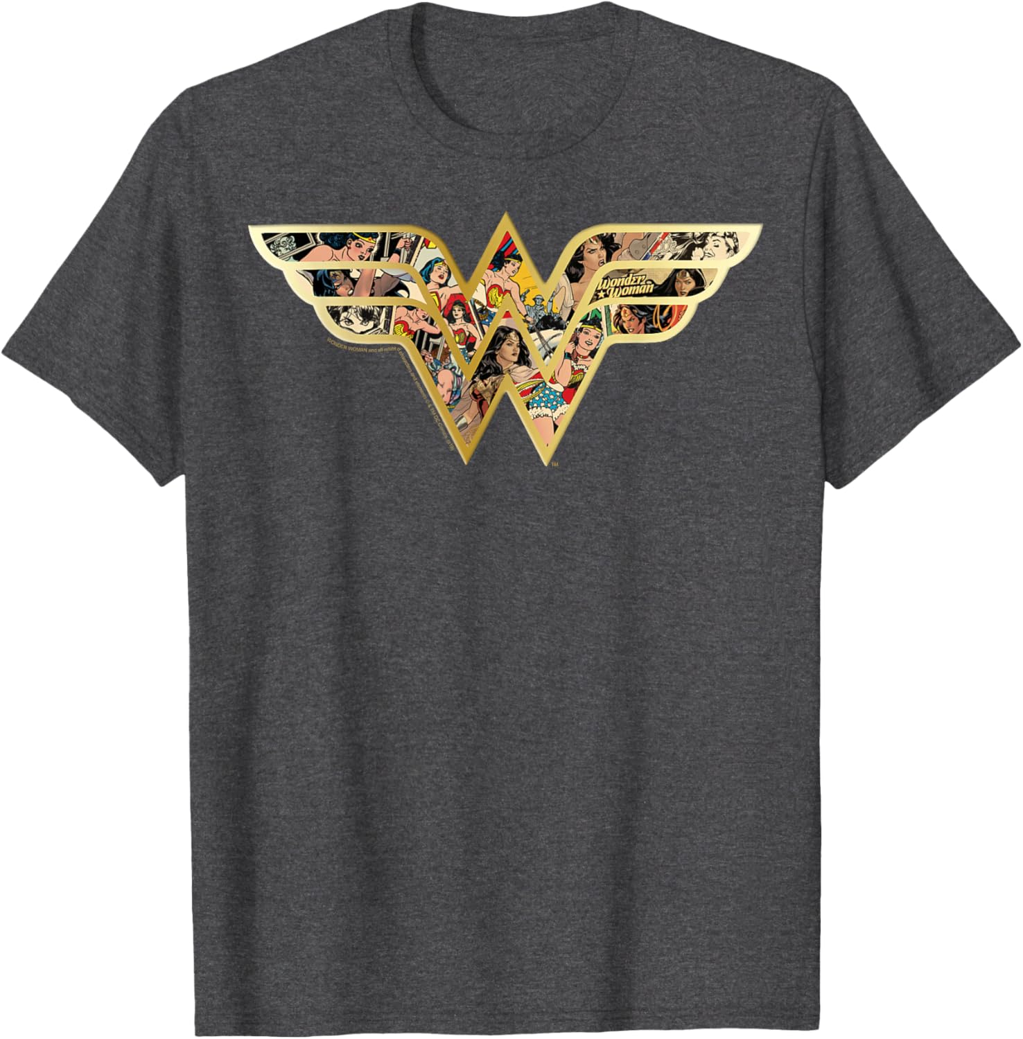 Wonder Woman Superhero Comic Logo T-Shirt for Fans and Collectors - 1