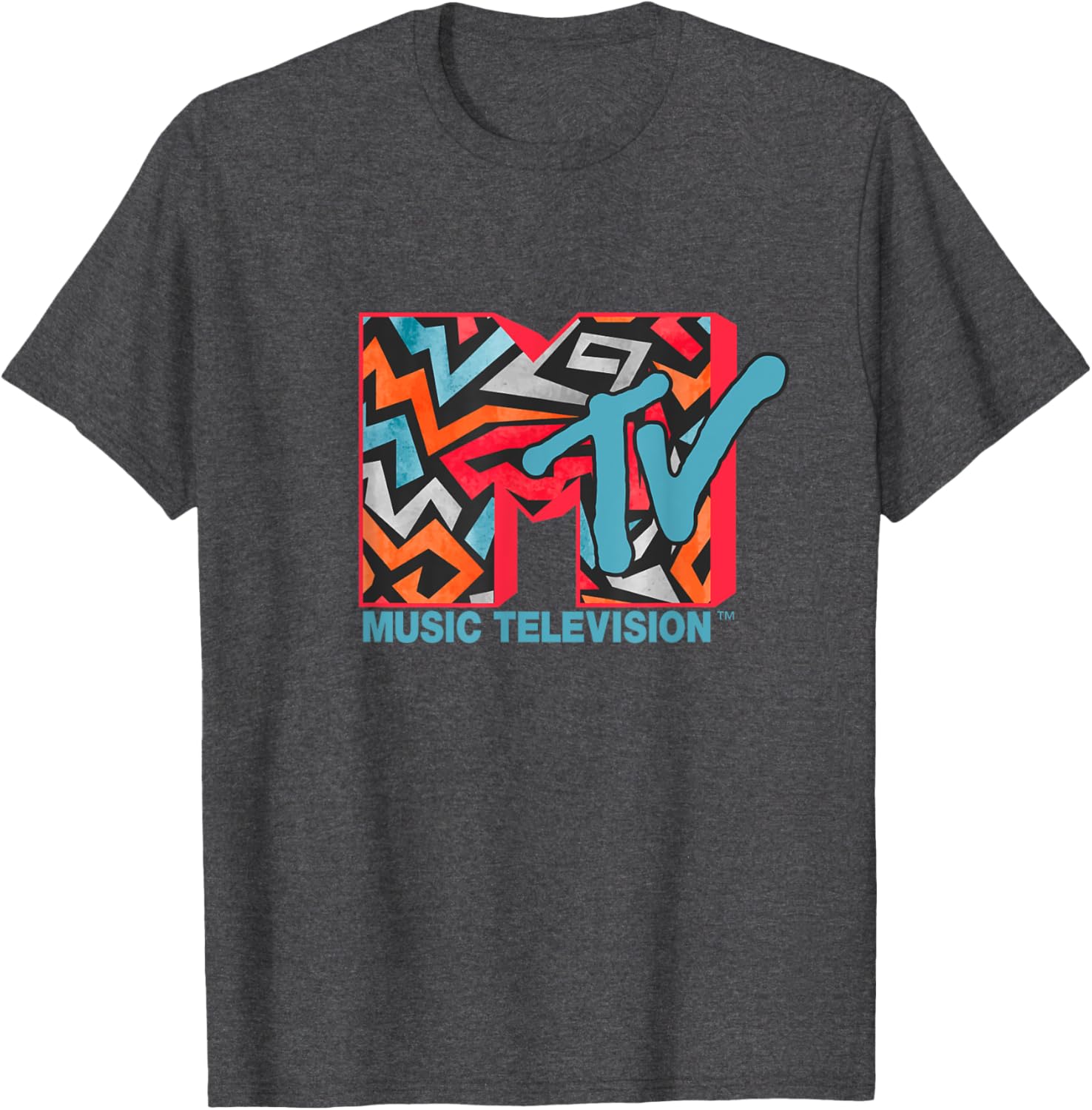 Mademark x MTV Abstract Logo T-Shirt - Stylish Modern Art Fashion - 2