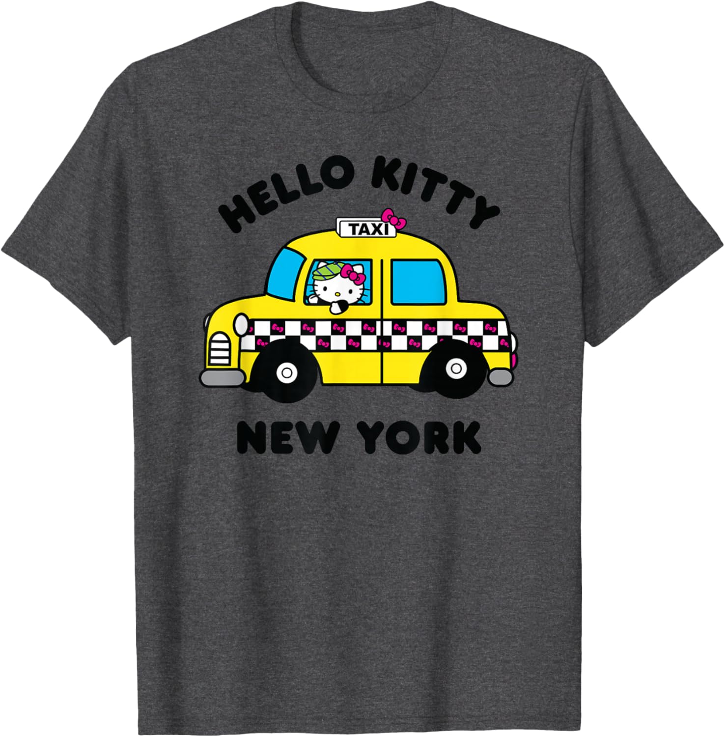 Hello Kitty New York Taxi T-Shirt Fun Gift for Cat Lovers and Tourists - 14