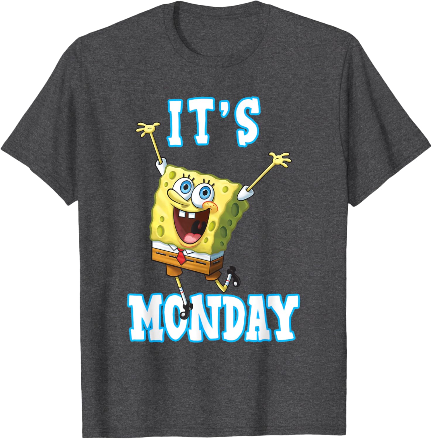 Mademark SpongeBob SquarePants It's Monday T-Shirt for Fun Casual Wear - 16