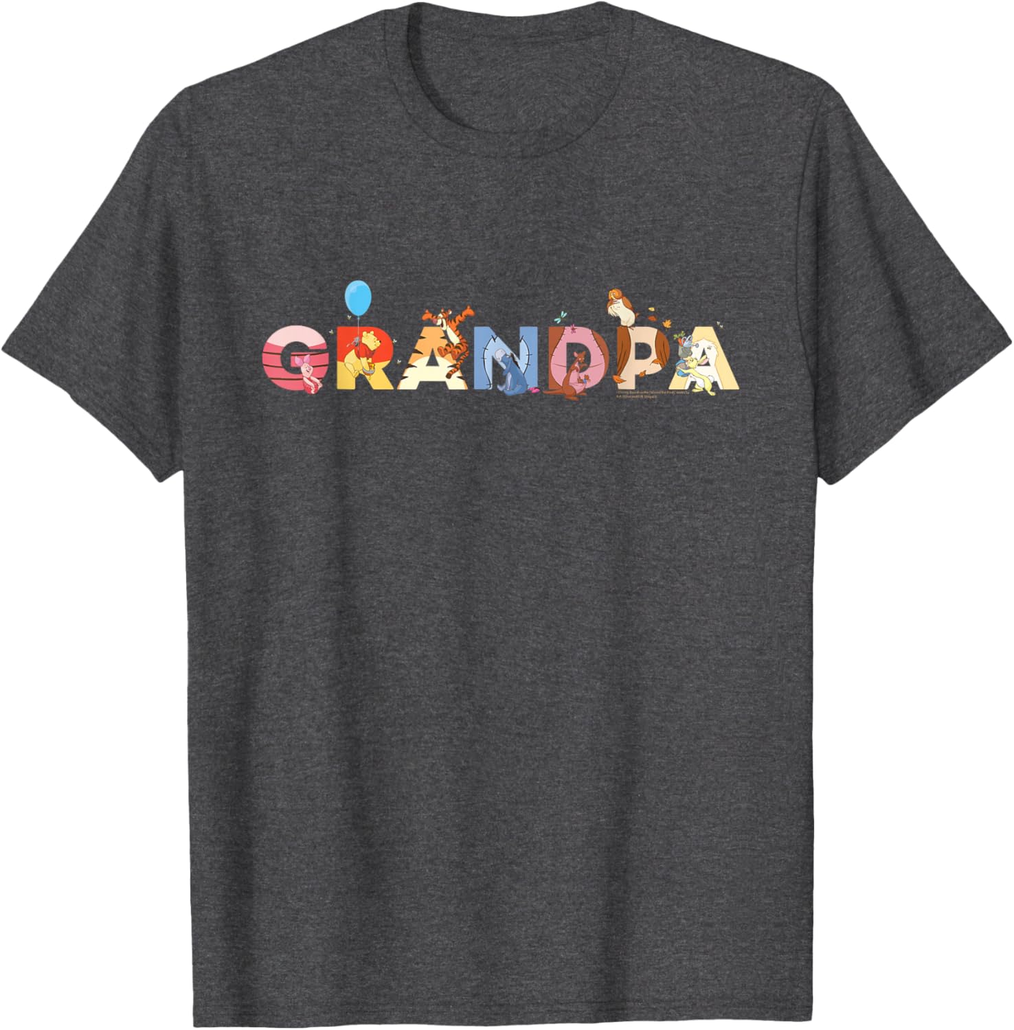 Disney Winnie the Pooh Grandpa Gift Family Trip T-Shirt for All Ages - 18