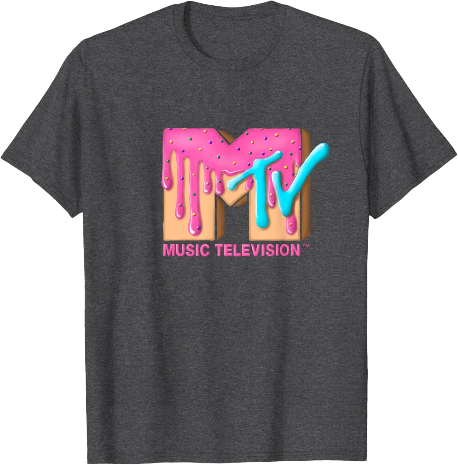 Mademark x MTV Pink Sugar Cream T-Shirt - Stylish & Fun MTV Logo Tee - 12