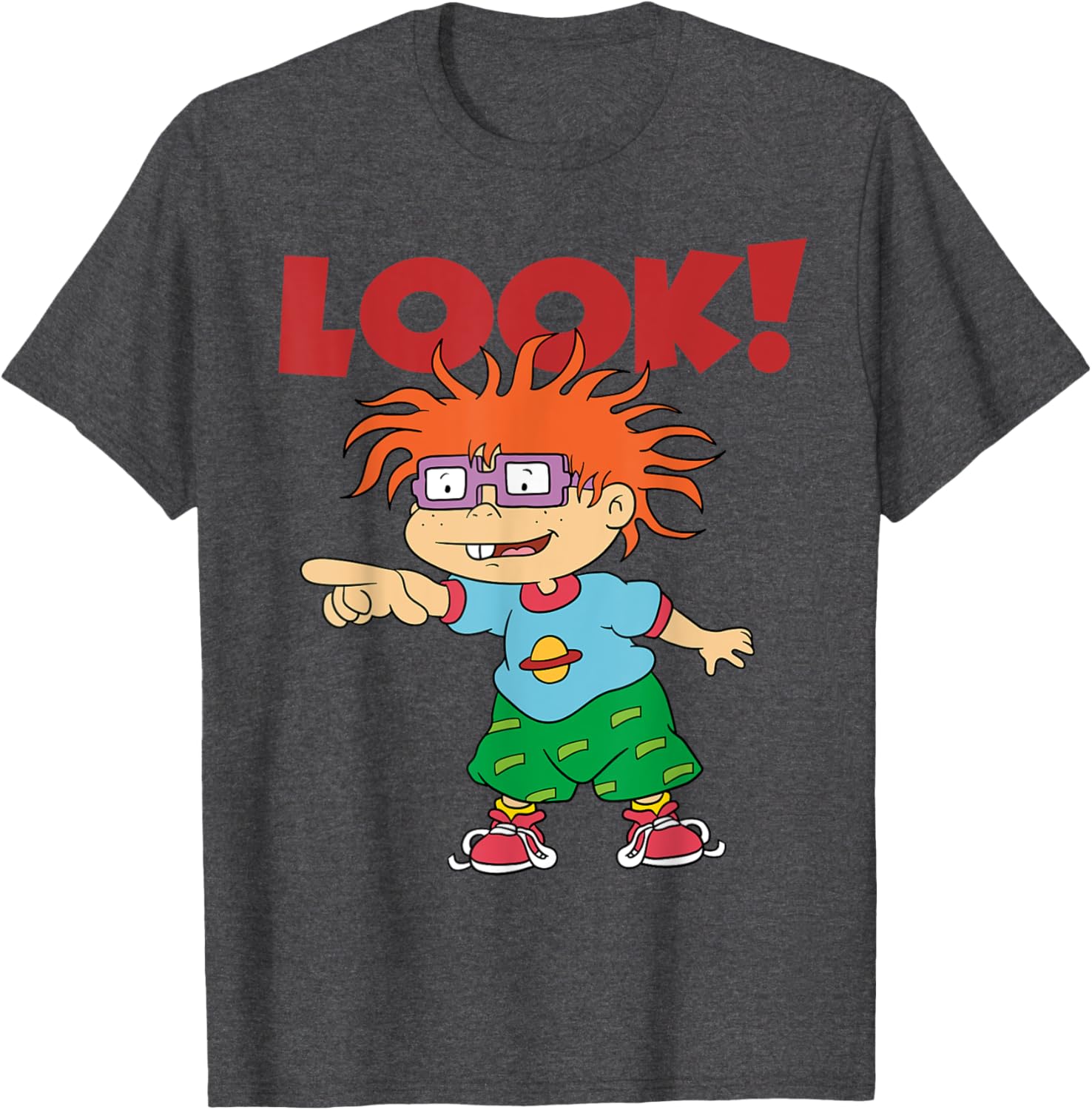 Mademark Rugrats Chuckie Finster Look T-Shirt for Kids and Adults - 10