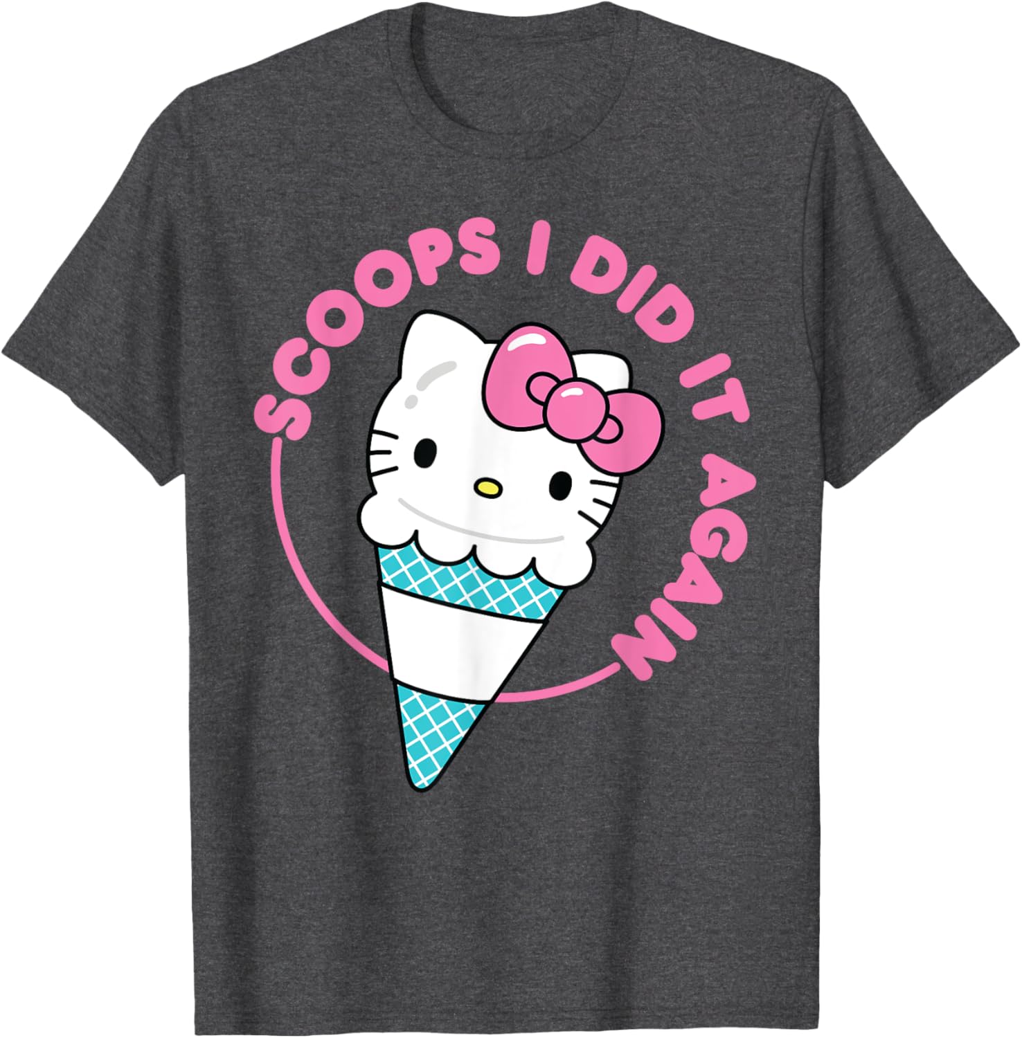 Hello Kitty Ice Cream Cone T-Shirt for Men, Women, Girls & Kids - 13