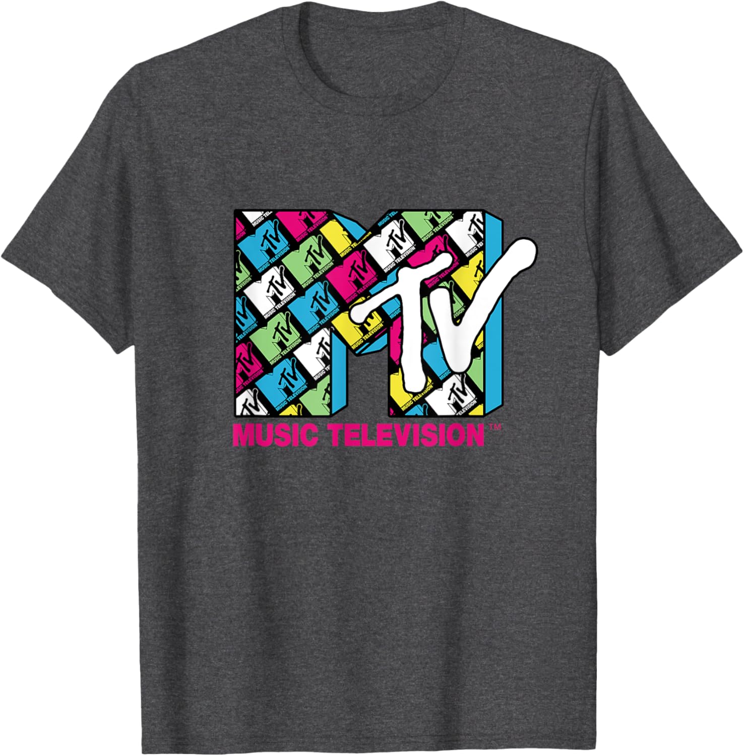 MTV Logo Colorful Mini Logos T-Shirt by Mademark - Trendy Casual Wear - 10
