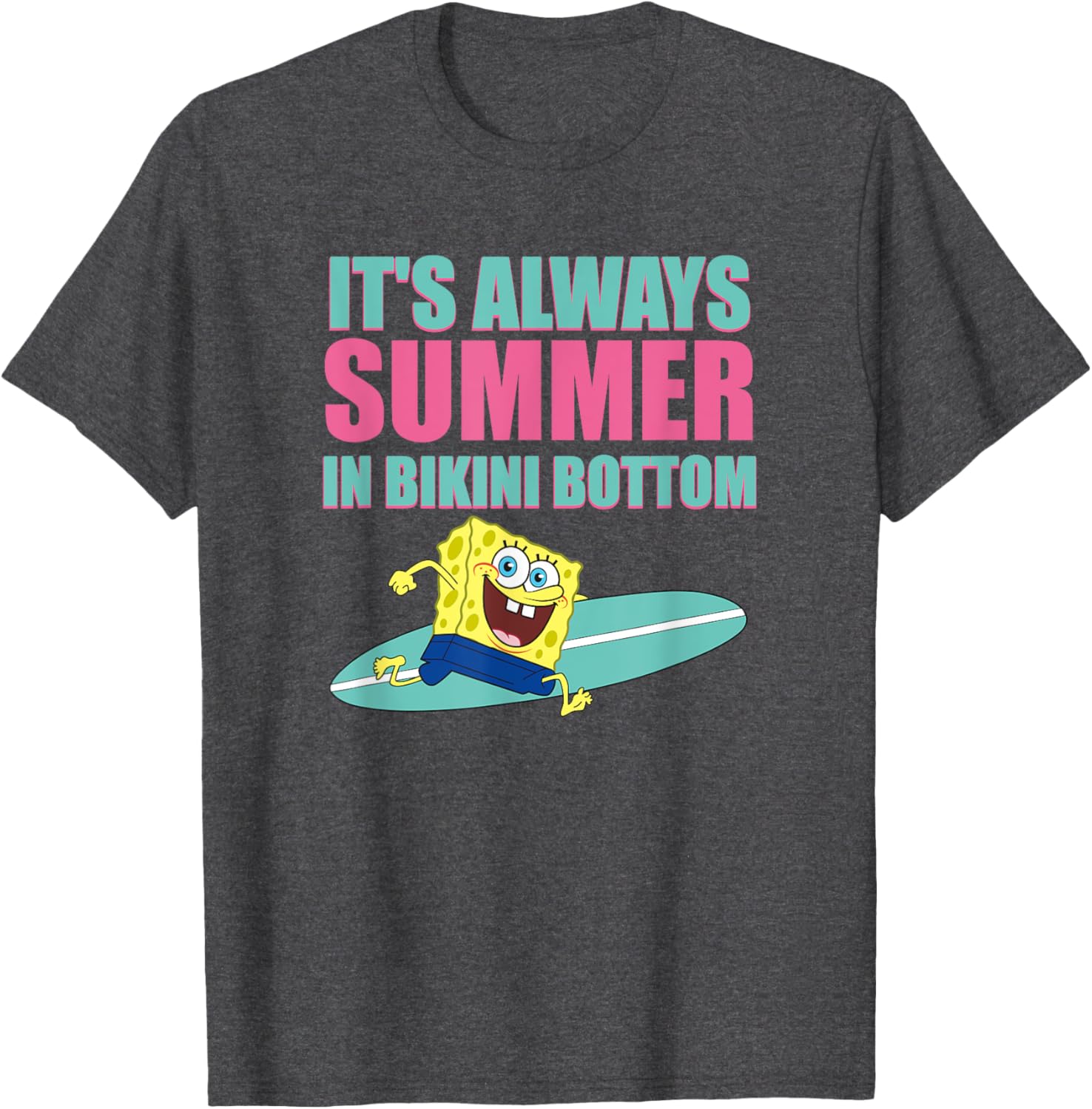 Mademark x SpongeBob SquarePants Bikini Bottom Summer T-Shirt for Fun Lovers - 1