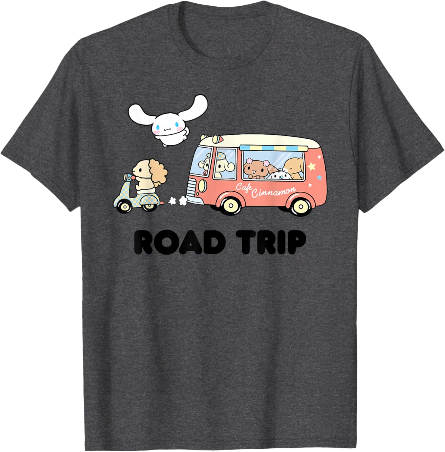 Cute Cinnamoroll Road Trip T-Shirt for Fun Adventures and Travel - 20