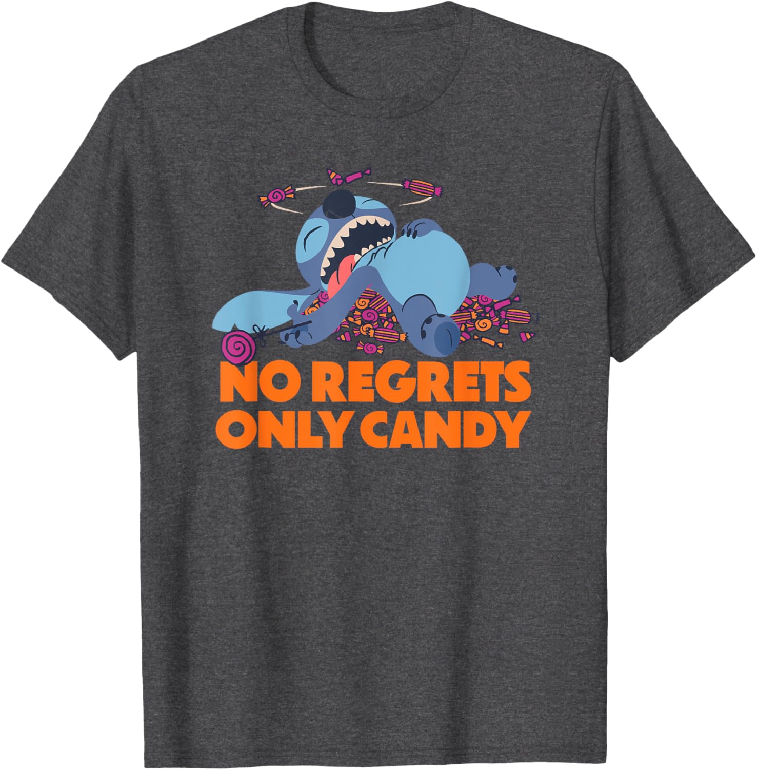 Amazon Essentials Halloween No Regrets Only Candy T-Shirt for Fun Celebrations - 7