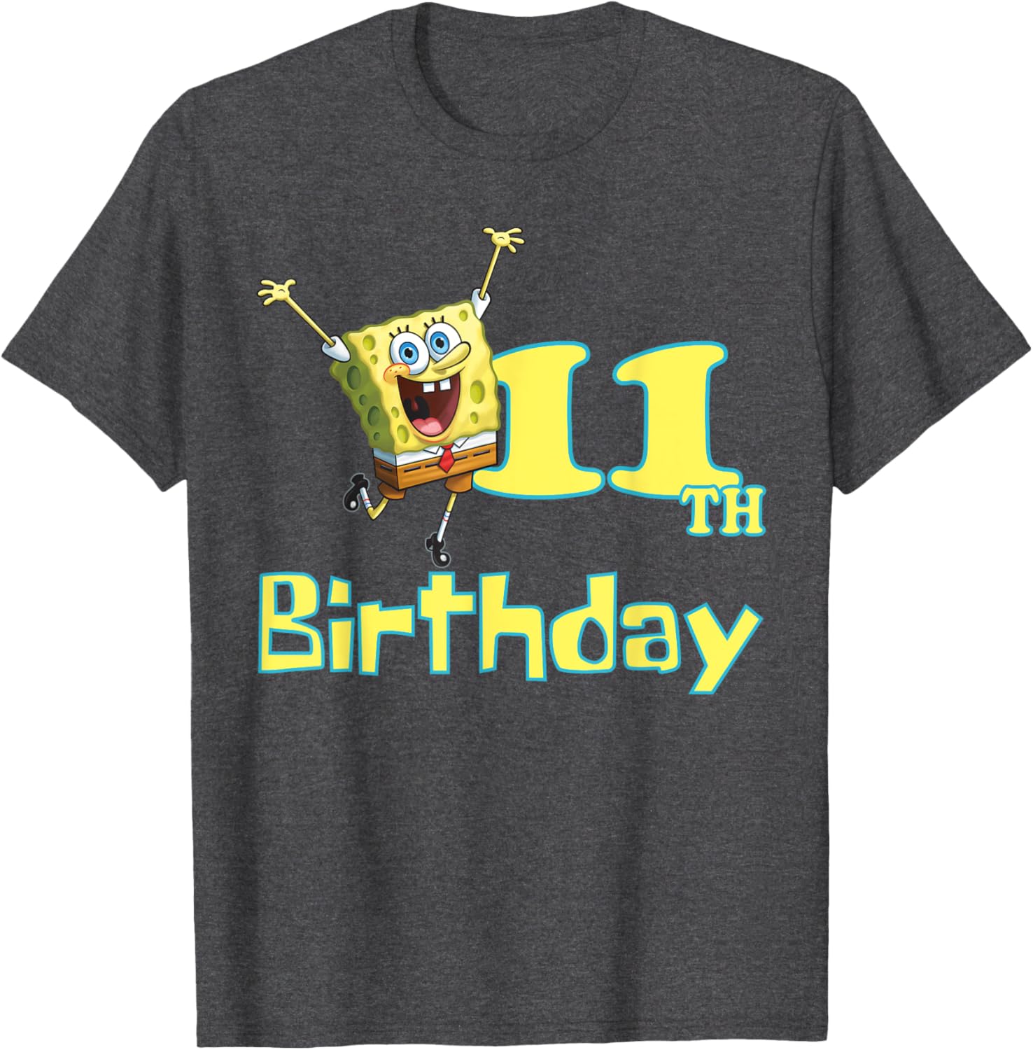 Mademark SpongeBob SquarePants 11th Birthday T-Shirt for Kids - 7