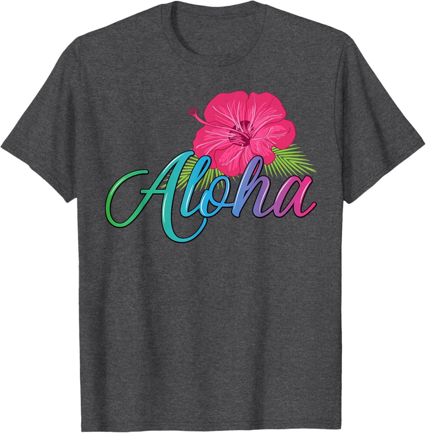 Aloha Hawaii T-Shirt with Aloha Flower Spirit - Casual Island Style - 15