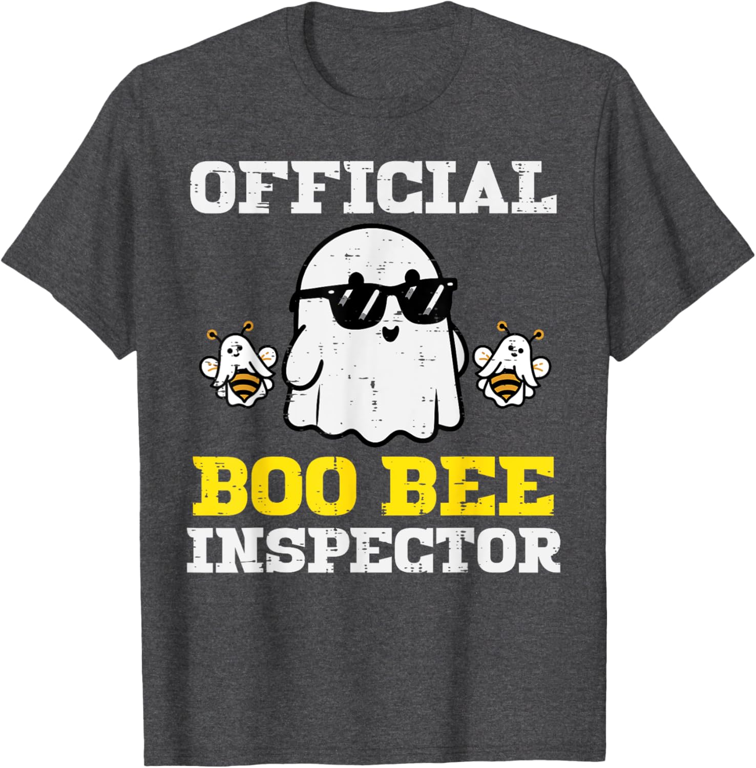 Halloween Boo Bee Inspector Funny Costume Tee for Men and Women - 3