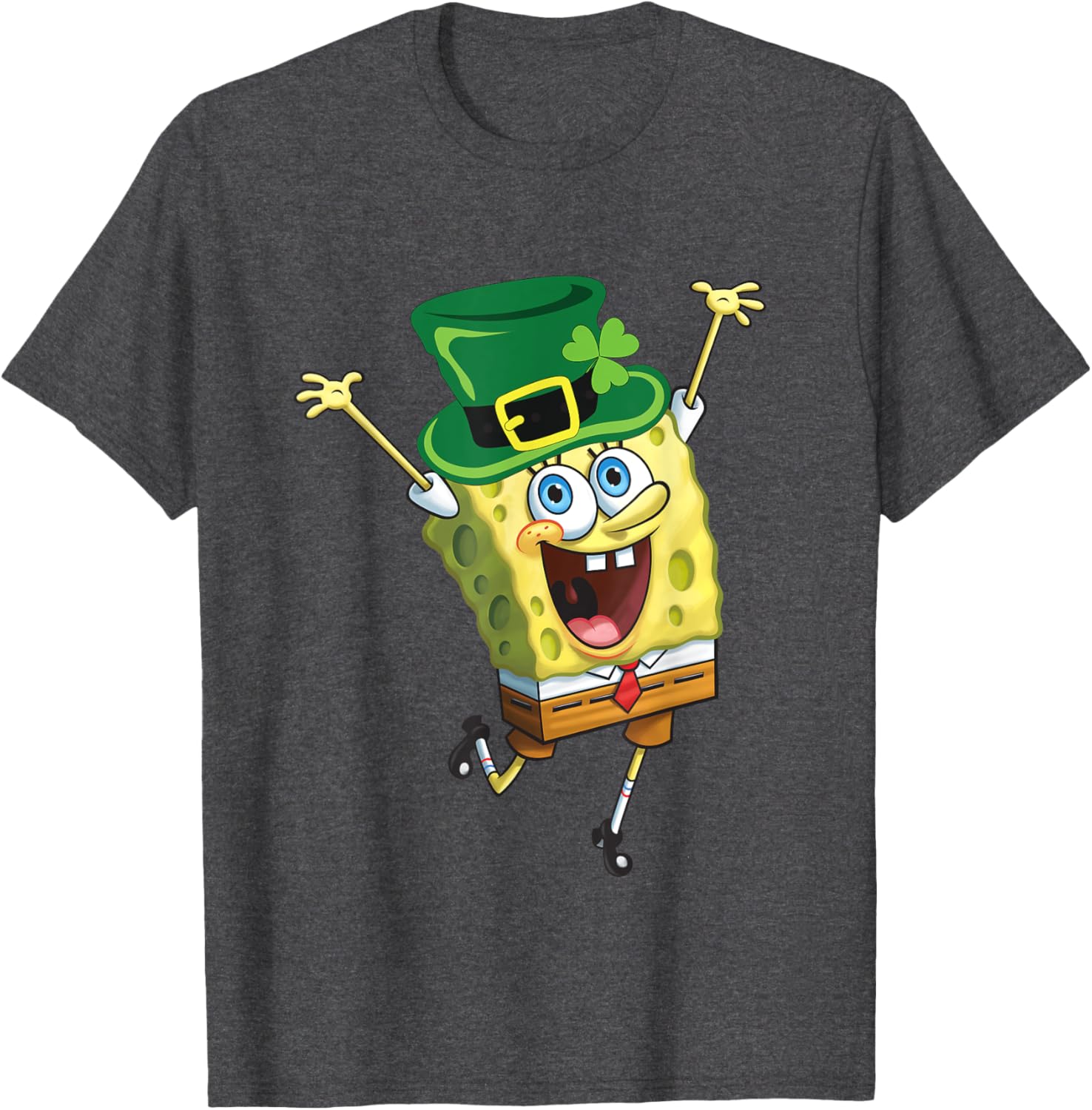 SpongeBob SquarePants St Patricks Day T-Shirt for Fun Festive Style - 1
