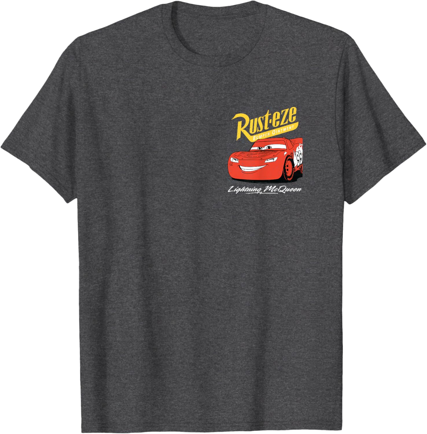 Vintage Lightning McQueen Rusteze T-Shirt for Disney Pixar Cars Fans - 7