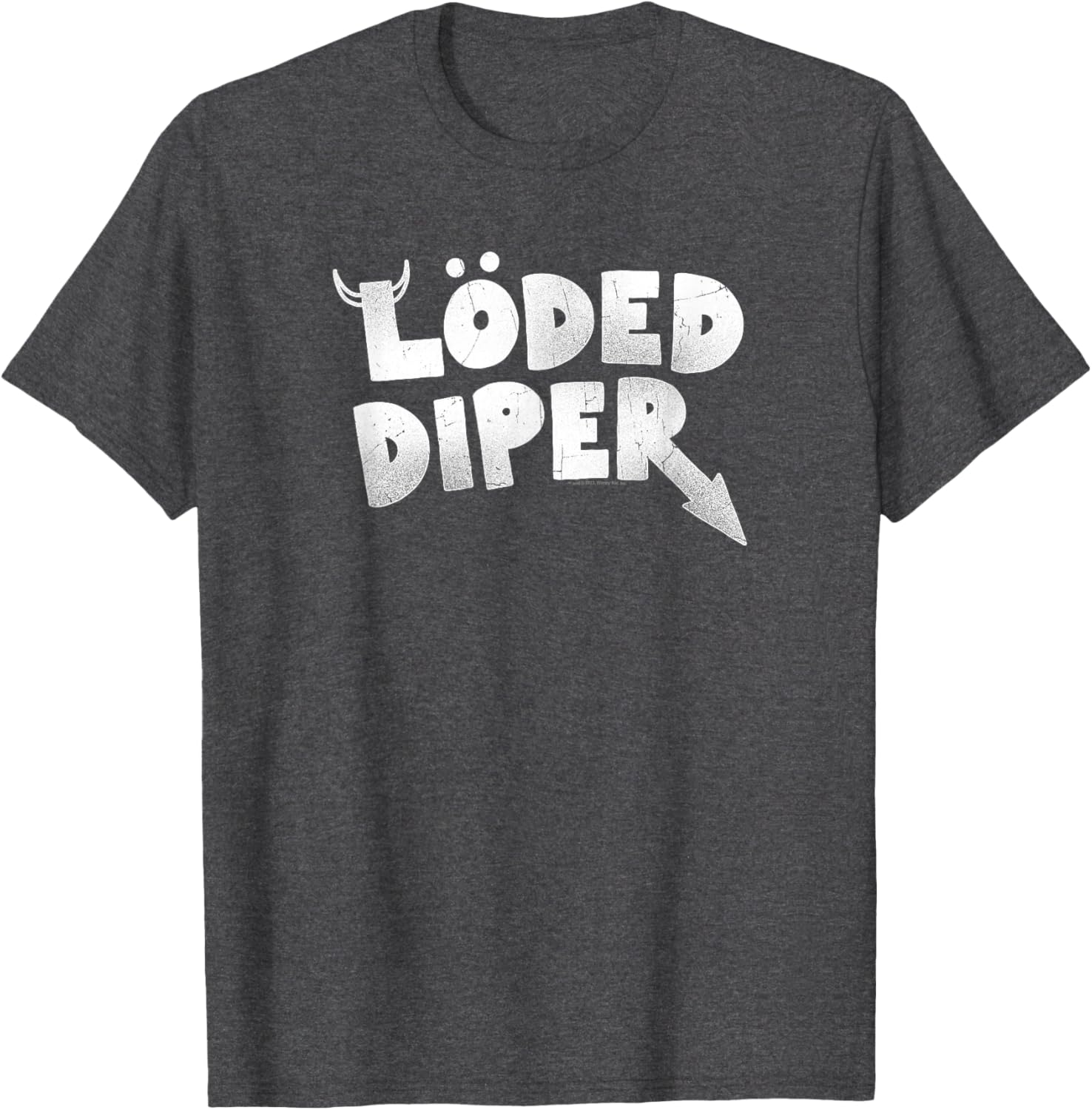 Wimpy Kid LÖDED DIPER Distressed Logo T-Shirt for Fun Style - 2