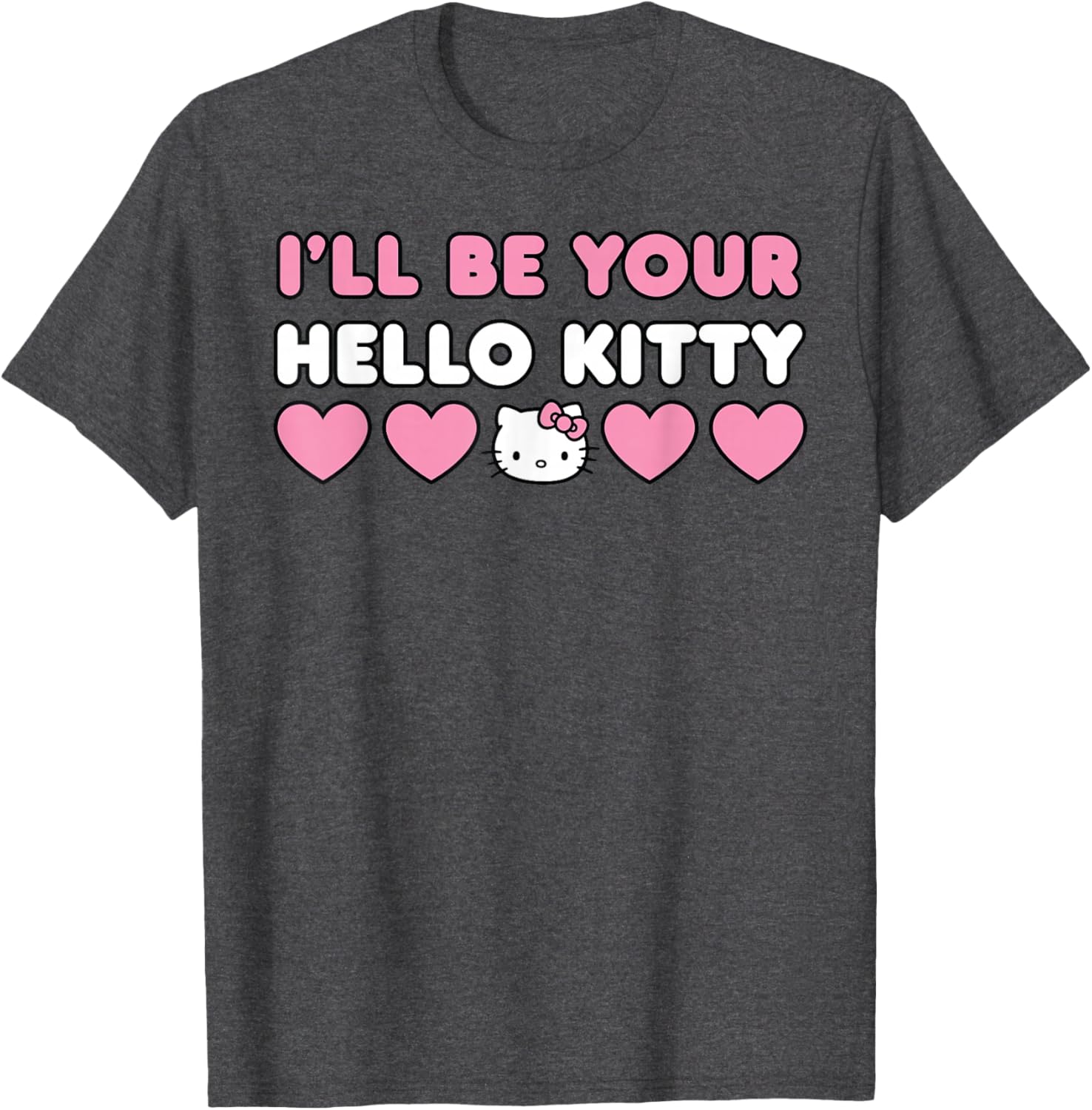 Cute Hello Kitty Couples Matching Valentine's Day T-Shirt for Lovers - 15