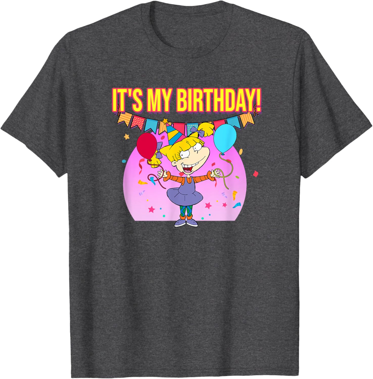 Mademark x Rugrats Angelica Pickles Birthday T-Shirt Fun Kids Apparel - 2
