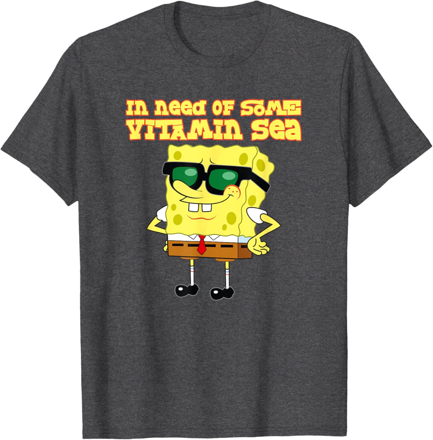 Mademark x SpongeBob Vitamin Sea T-Shirt for Fun Beach Vibes - 4