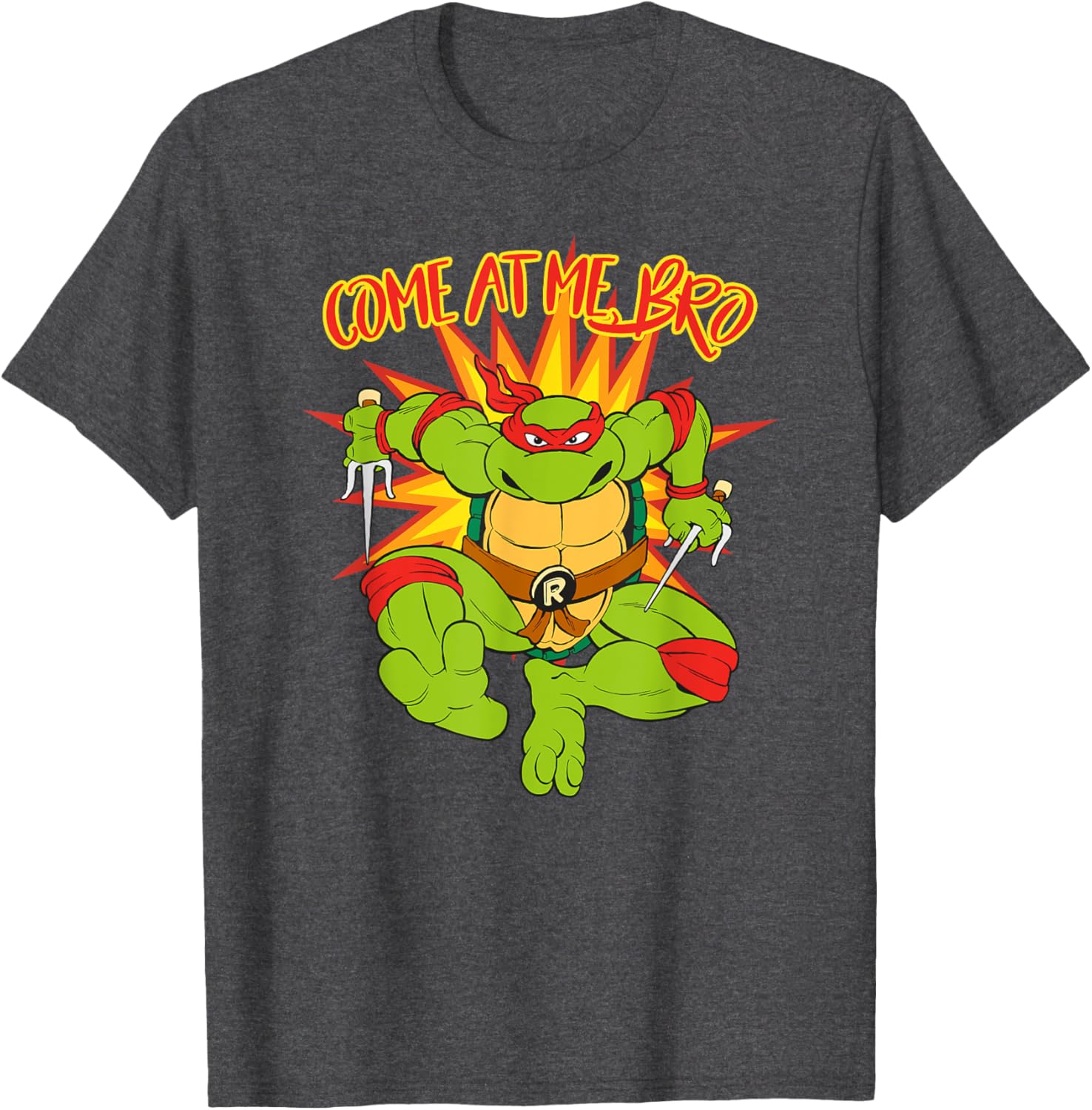 Mademark x TMNT Raphael Come at Me Bro T-Shirt for Fans and Collectors - 4