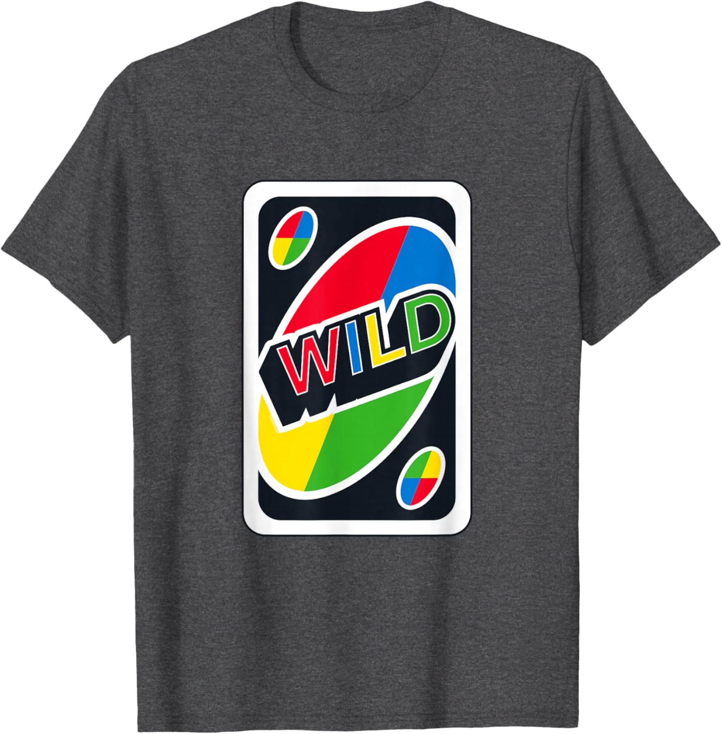 UNO Wild Card T-Shirt Fun Graphic Tee for Gamers and Casual Wear - 2