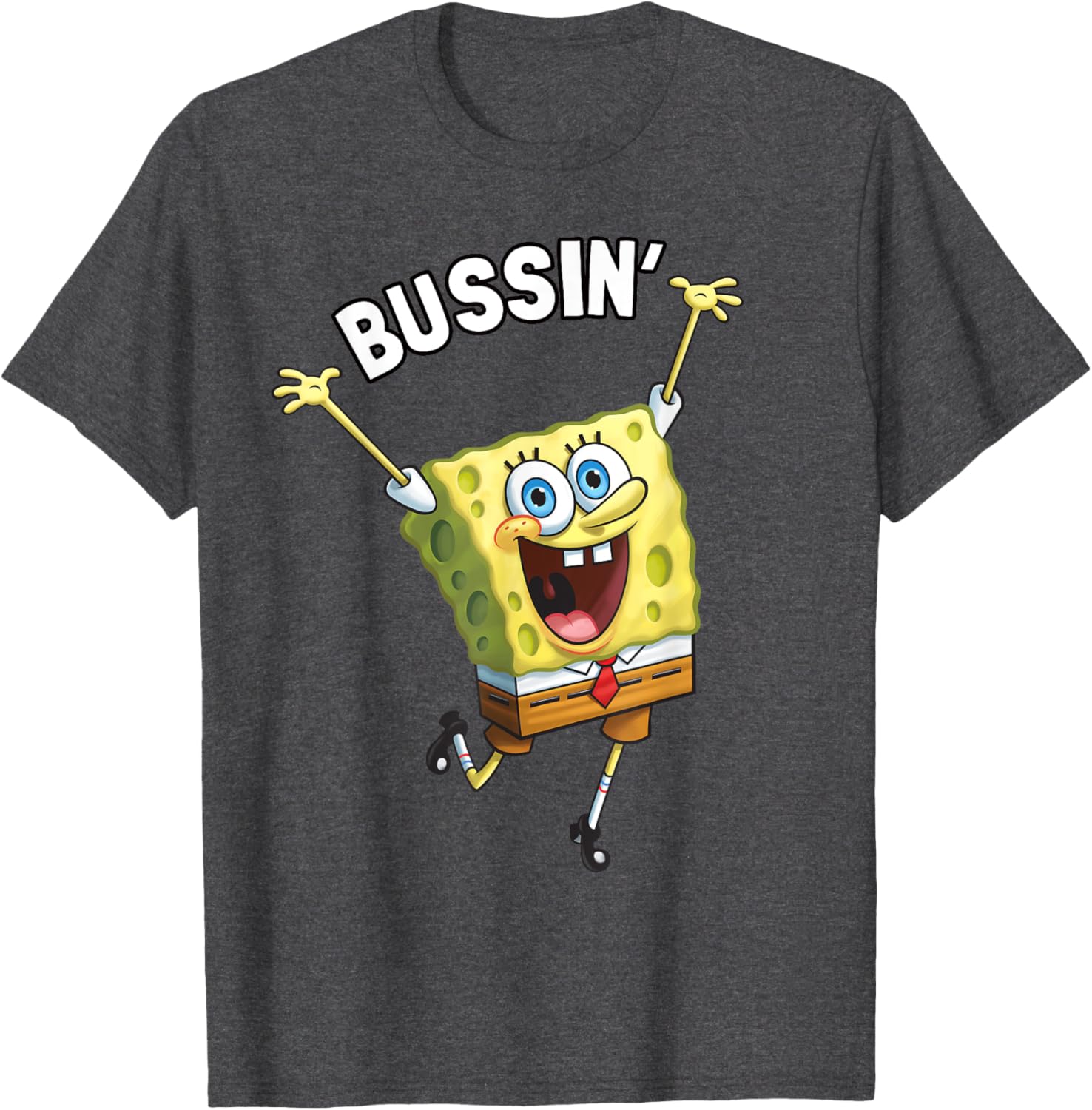 Mademark SpongeBob SquarePants Bussin T-Shirt for Fun and Fashion - 25