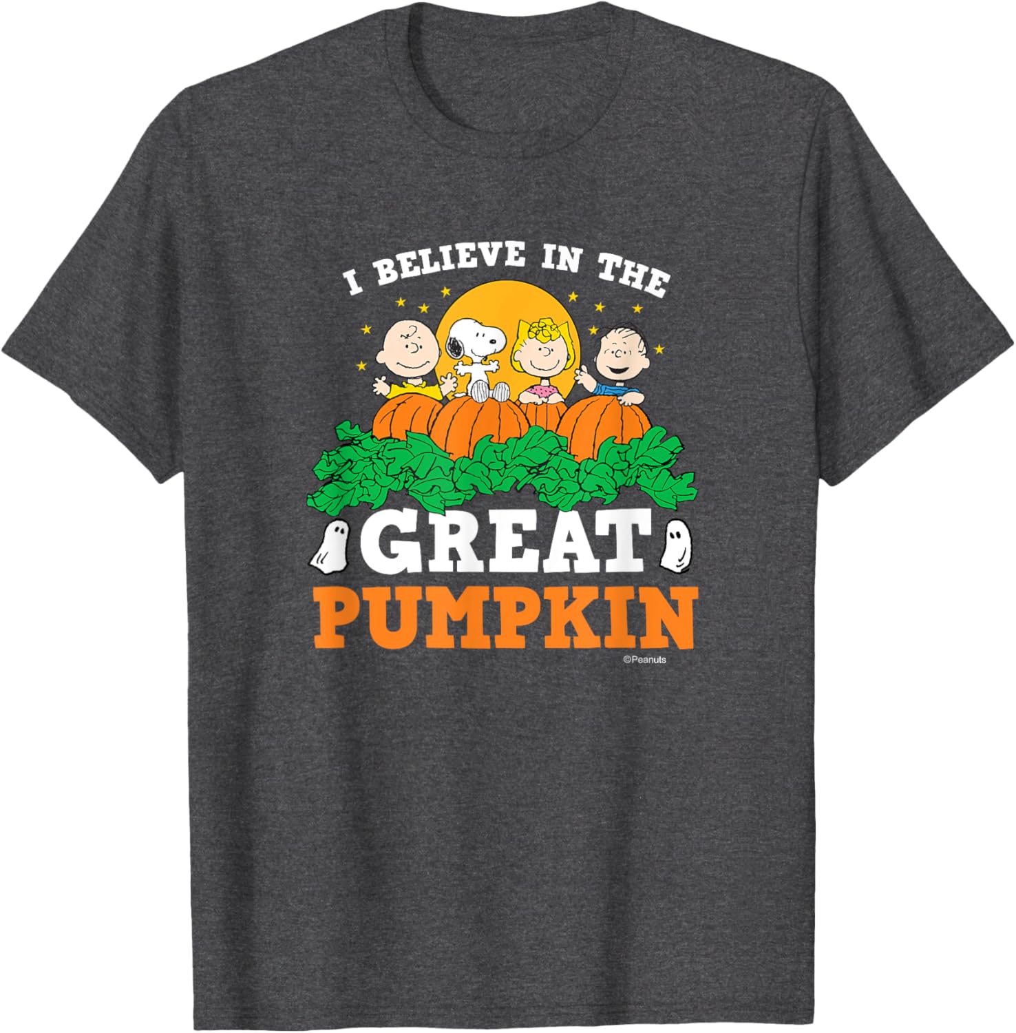 Peanuts I Believe In The Great Pumpkin T-Shirt for Halloween Fun - 9