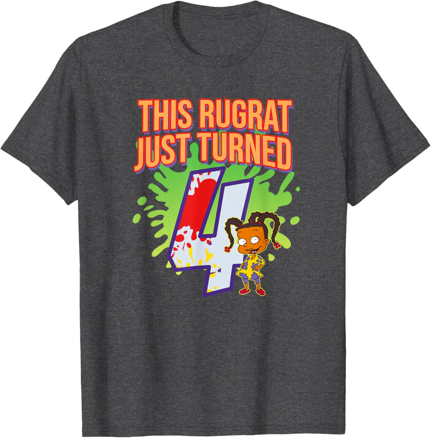 Mademark Rugrats 4th Birthday T-Shirt Fun & Stylish Party Outfit - 4