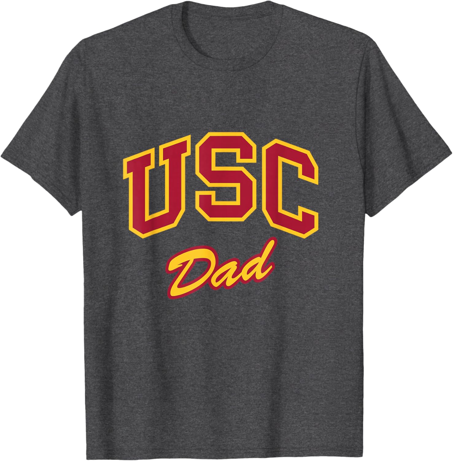 USC Dad Retro Script Style T-Shirt for Sports Fans and Outdoors Fun - 17