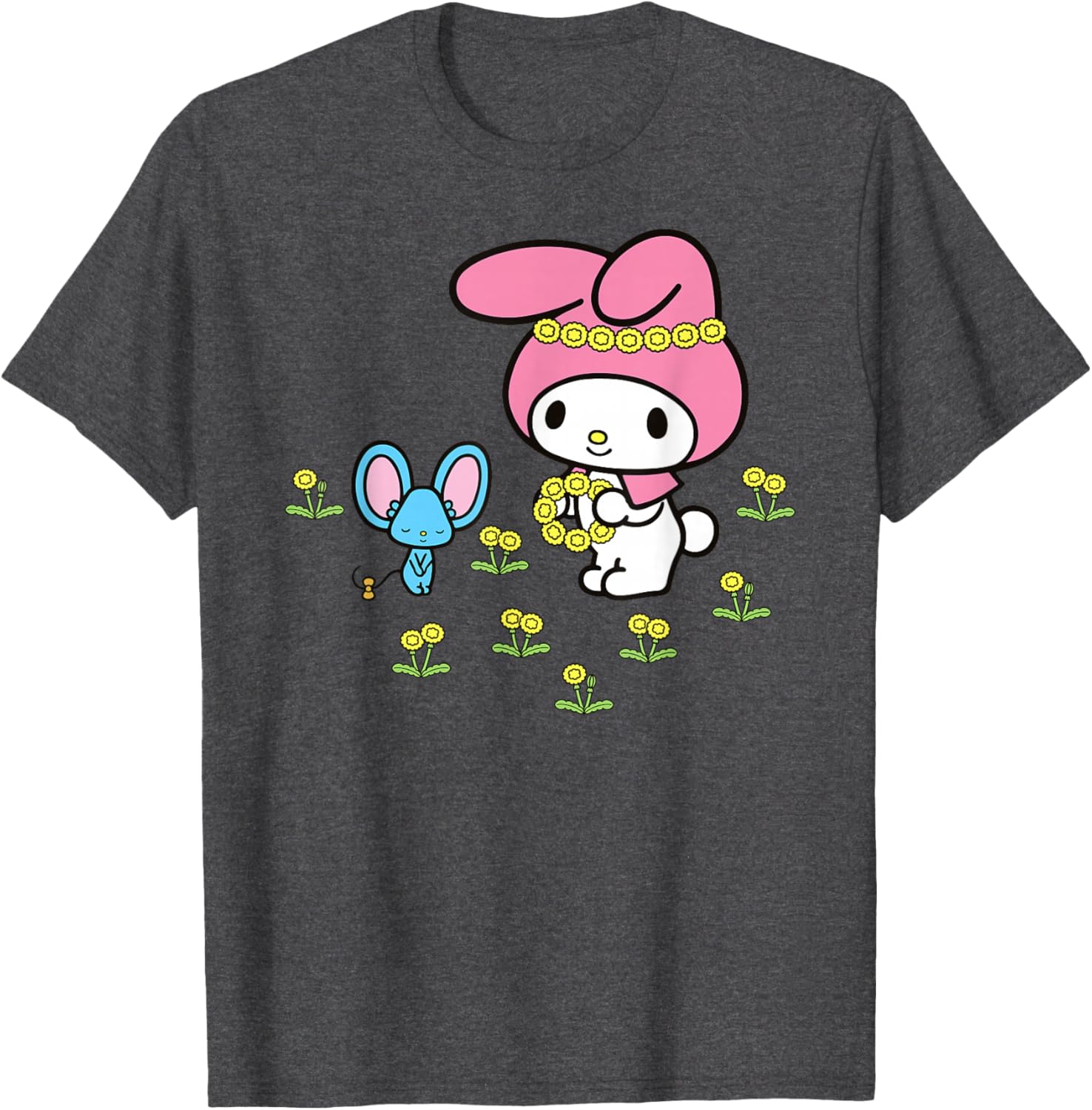 My Melody Flower Crown T-Shirt for Fun and Stylish Outfits - 13
