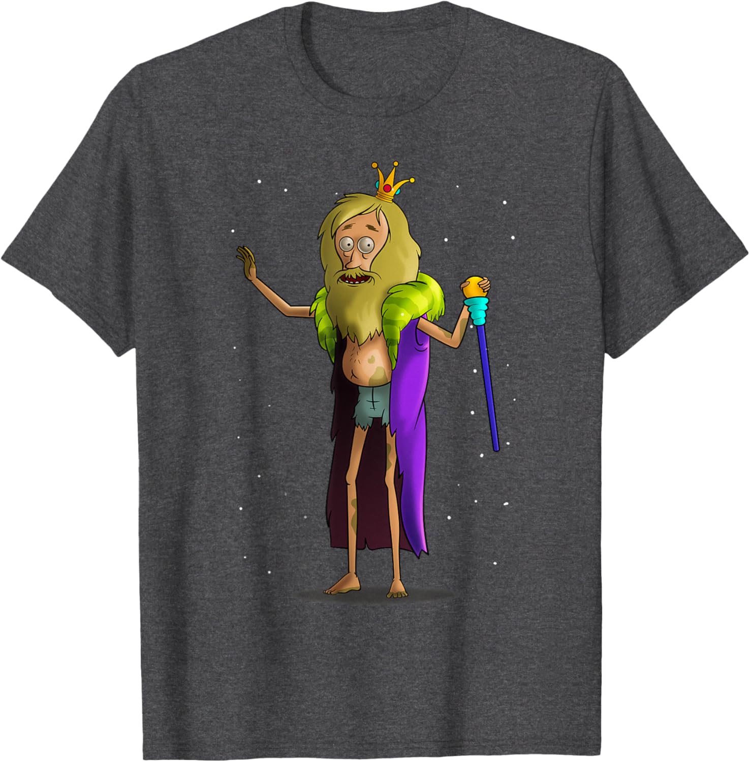 Rick and Morty King Tommy T-Shirt - Fun Graphic Tee for Fans - 3