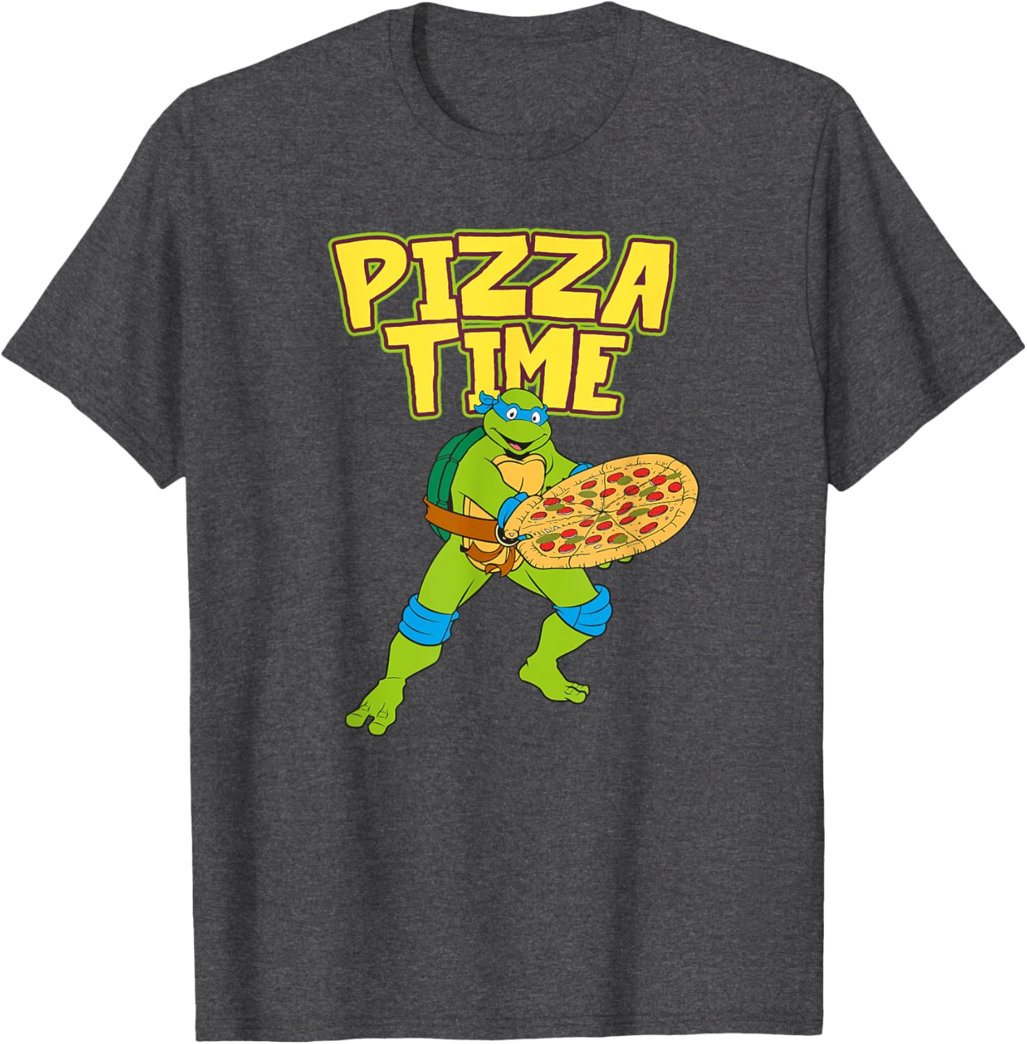 Mademark Teenage Mutant Ninja Turtles Leonardo Pizza Time T-Shirt - 4