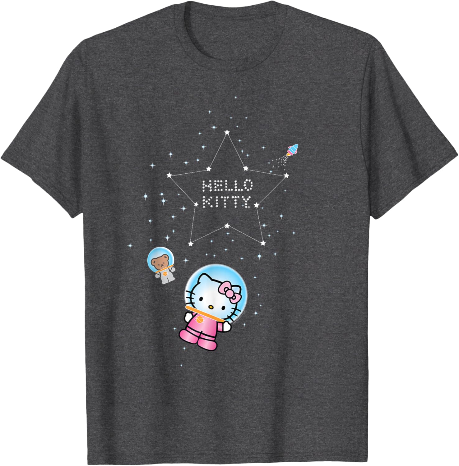 Adorable Hello Kitty Star Space T-Shirt for Kids and Adults - Cute Apparel - 10