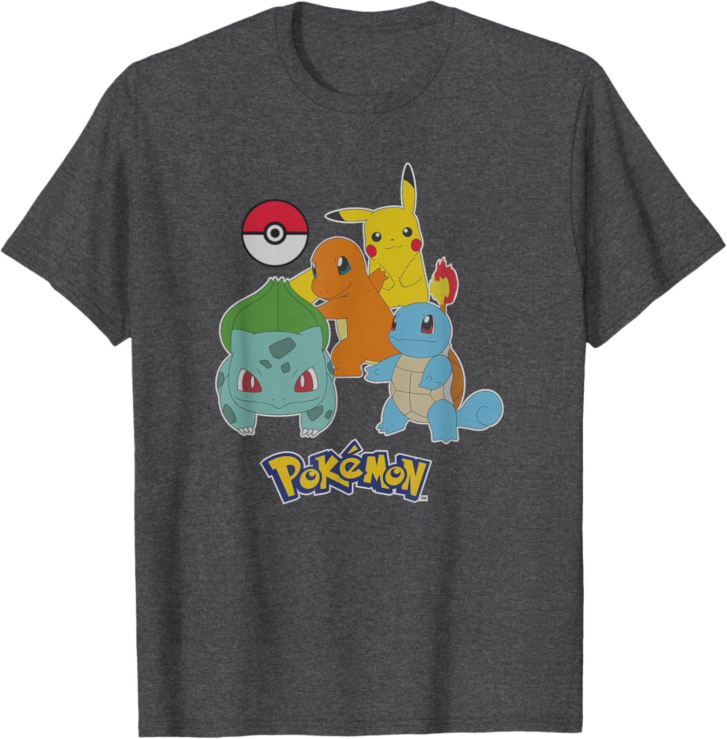 Pokemon First Generation Group Shot Logo T-Shirt for Fans and Collectors - 14