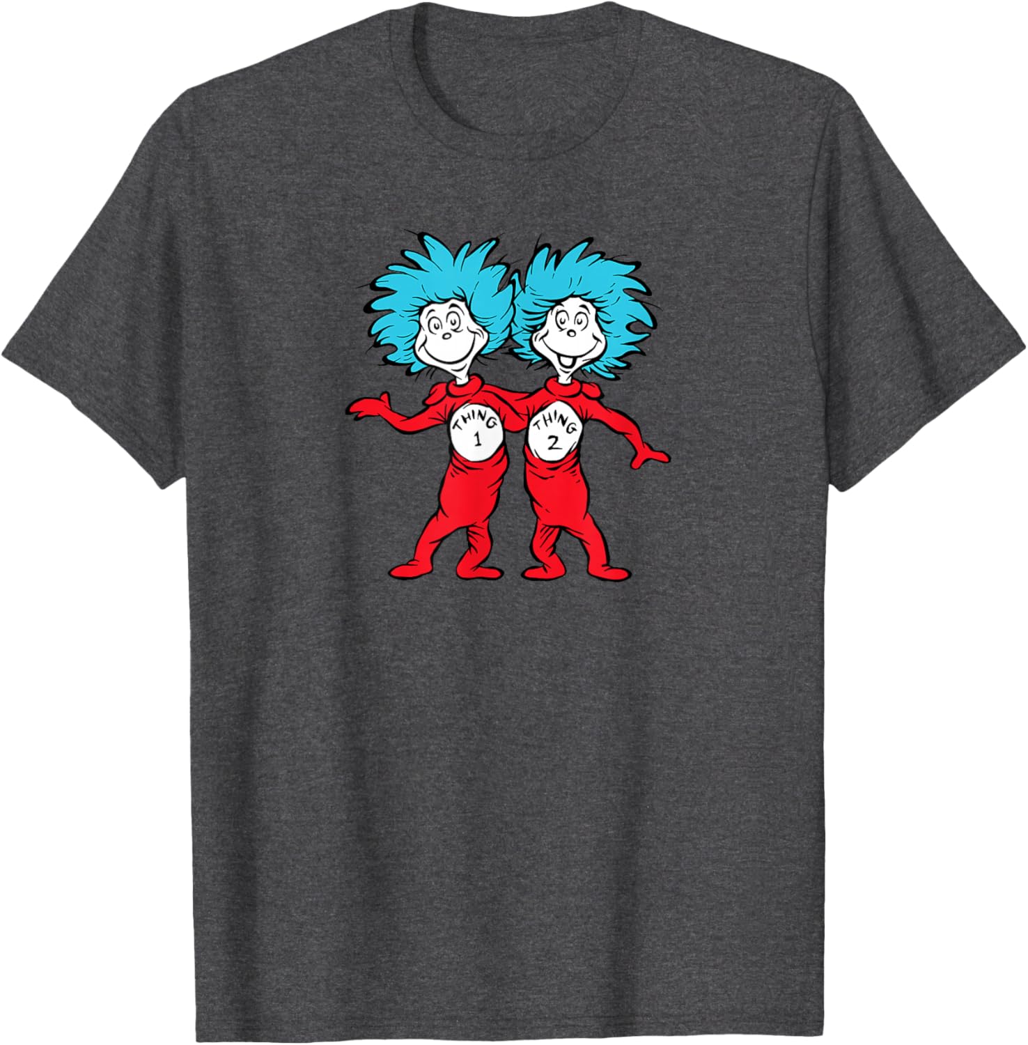 Dr. Seuss Thing 1 Thing 2 Buddies T-Shirt for Fun Lovers and Kids - 17