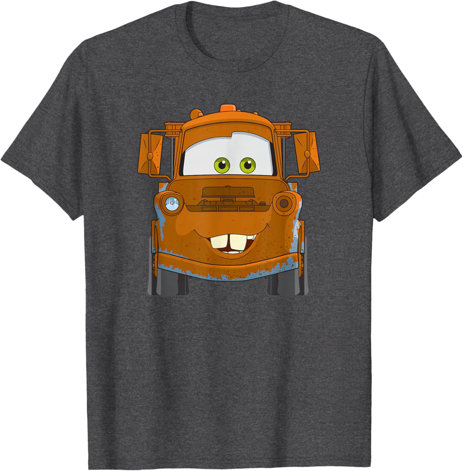 Disney Pixar Cars Mater Big Truck Face T-Shirt for Kids and Adults - 10