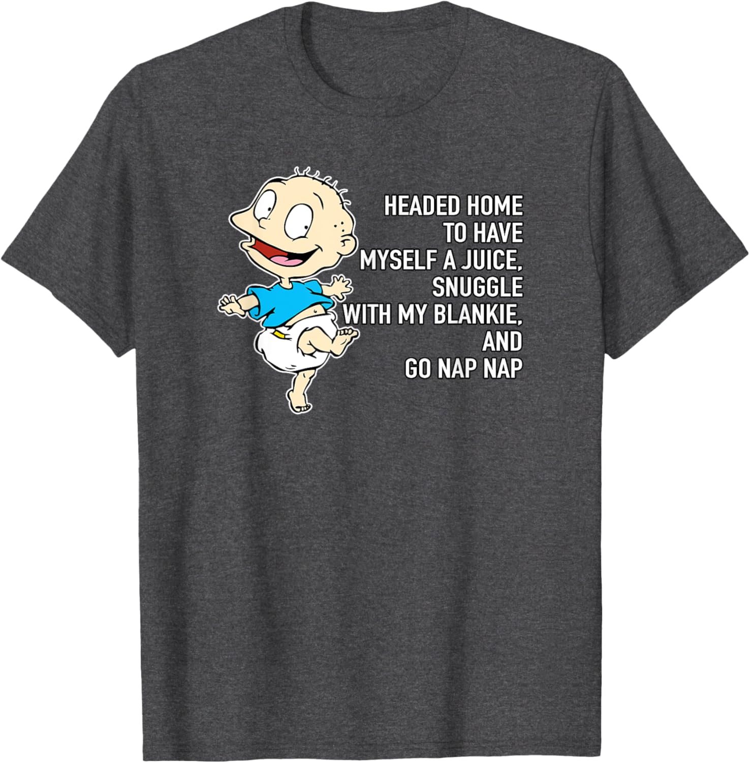 Mademark Rugrats Tommy Pickles Juice Blankie Nap Nap T-Shirt for Kids - 2