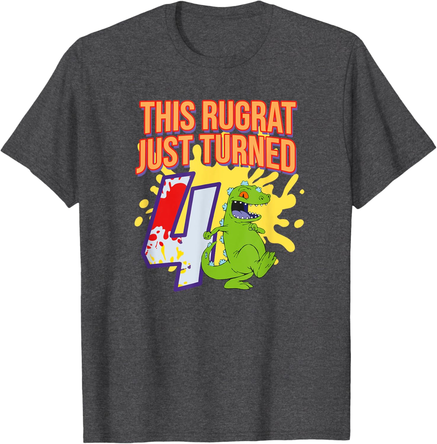 Mademark Rugrats 4th Birthday Party T-Shirt for Kids Fun Celebration - 3