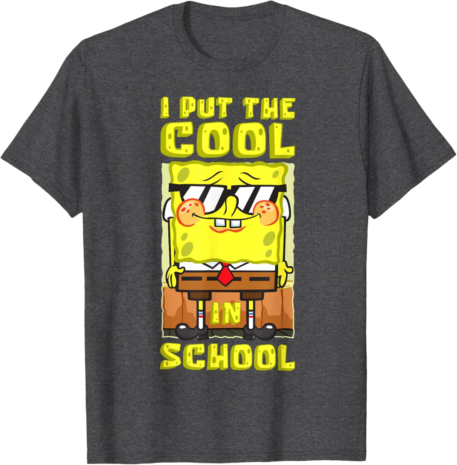 Mademark SpongeBob Back To School Boys Gift T-Shirt Cool School Style - 10