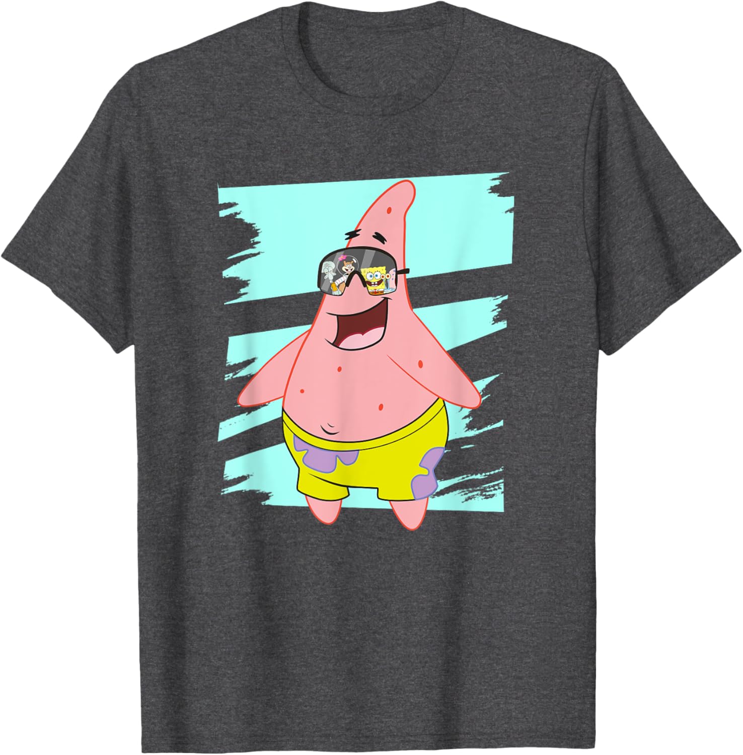 Mademark Patrick Star Sunglasses T-Shirt Fun SpongeBob SquarePants Apparel - 17