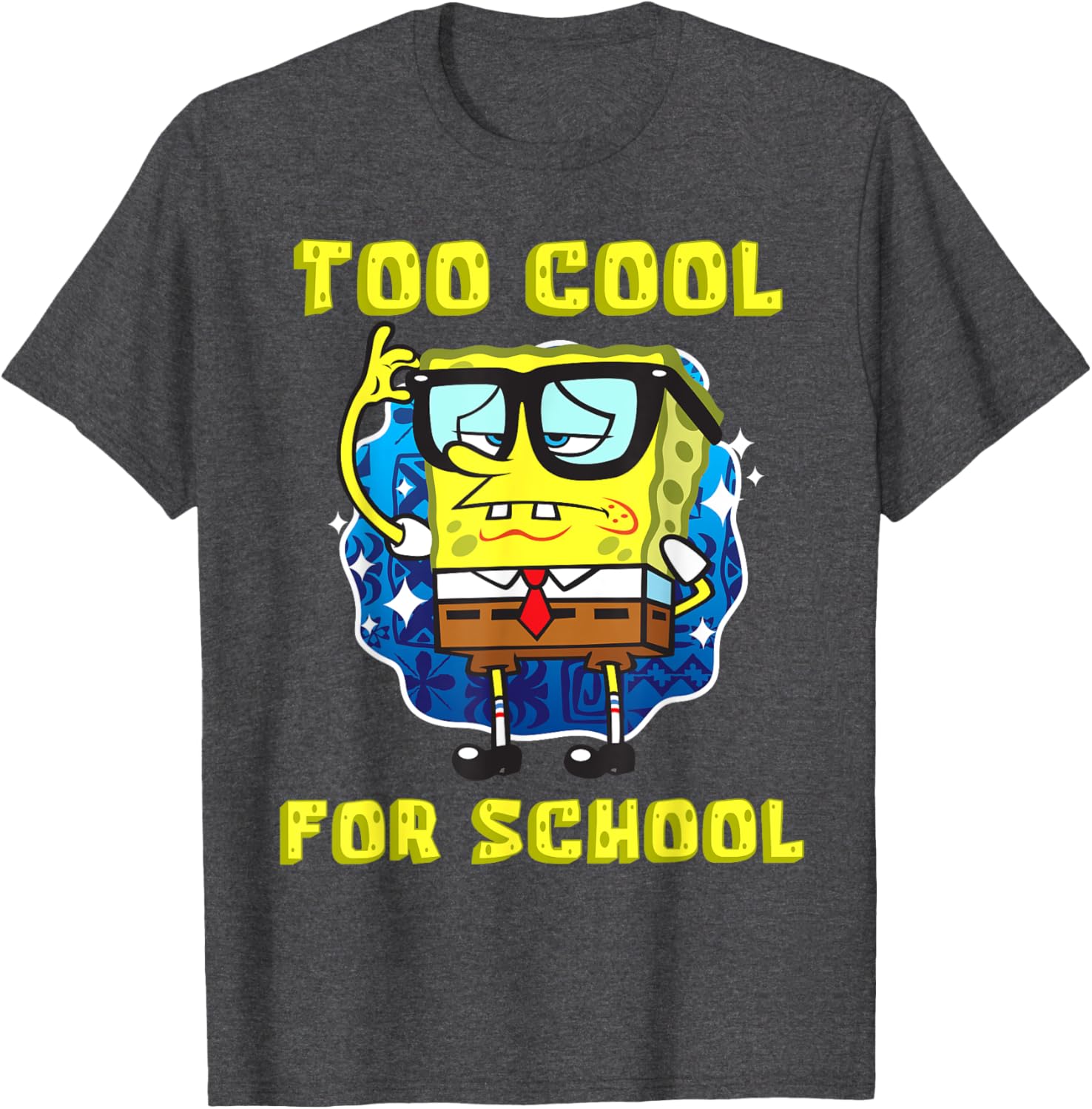 Mademark SpongeBob SquarePants Cool Glasses T-Shirt for Kids - 2