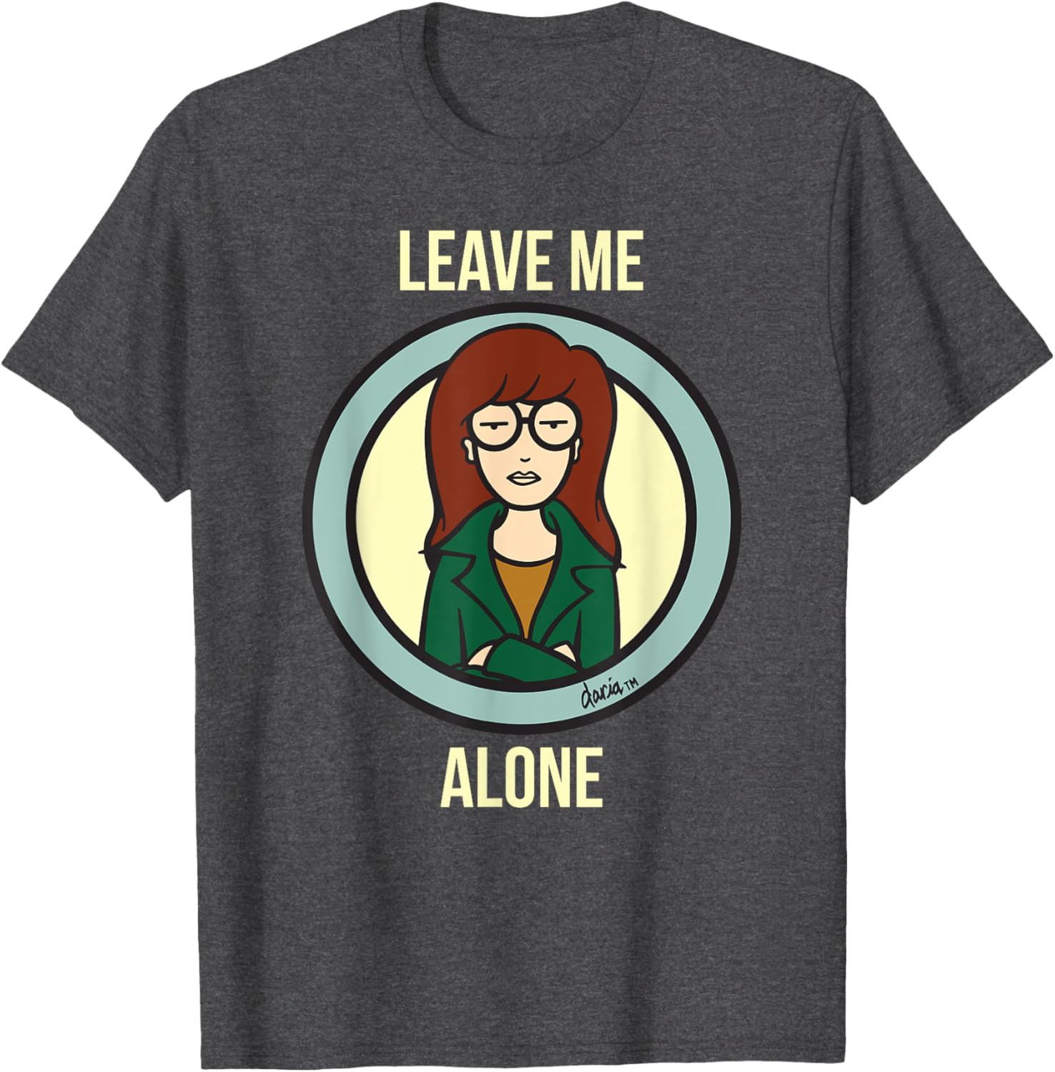 Mademark x Daria Leave Me Alone T-Shirt for Trendy Casual Wear - 4